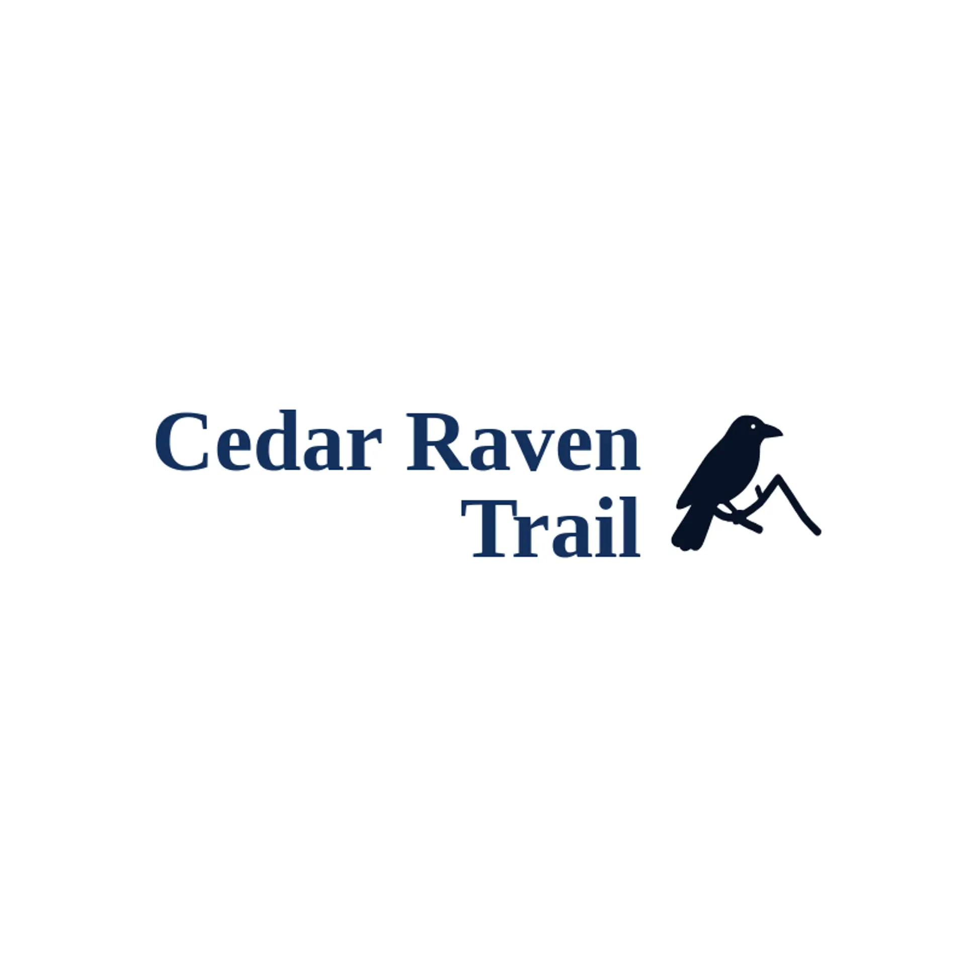 Cedar Raven Trail logo for raven