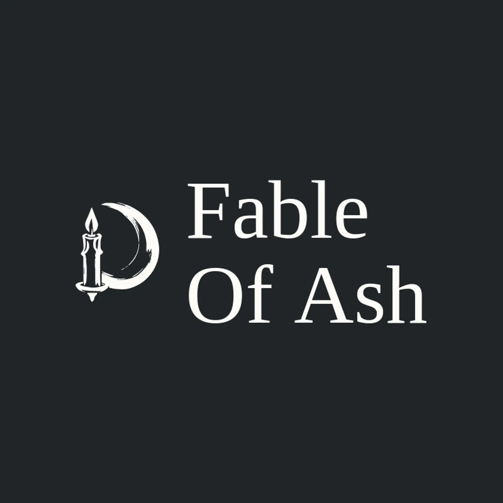 Fable of Ash logo for gothic