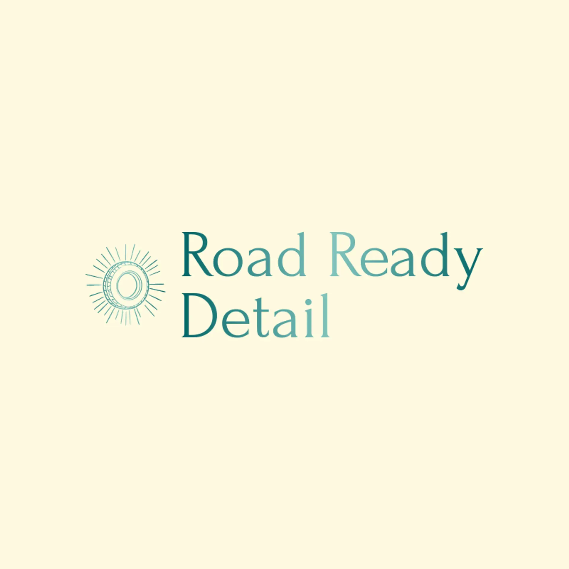 Road Ready Detail logo for car detailing