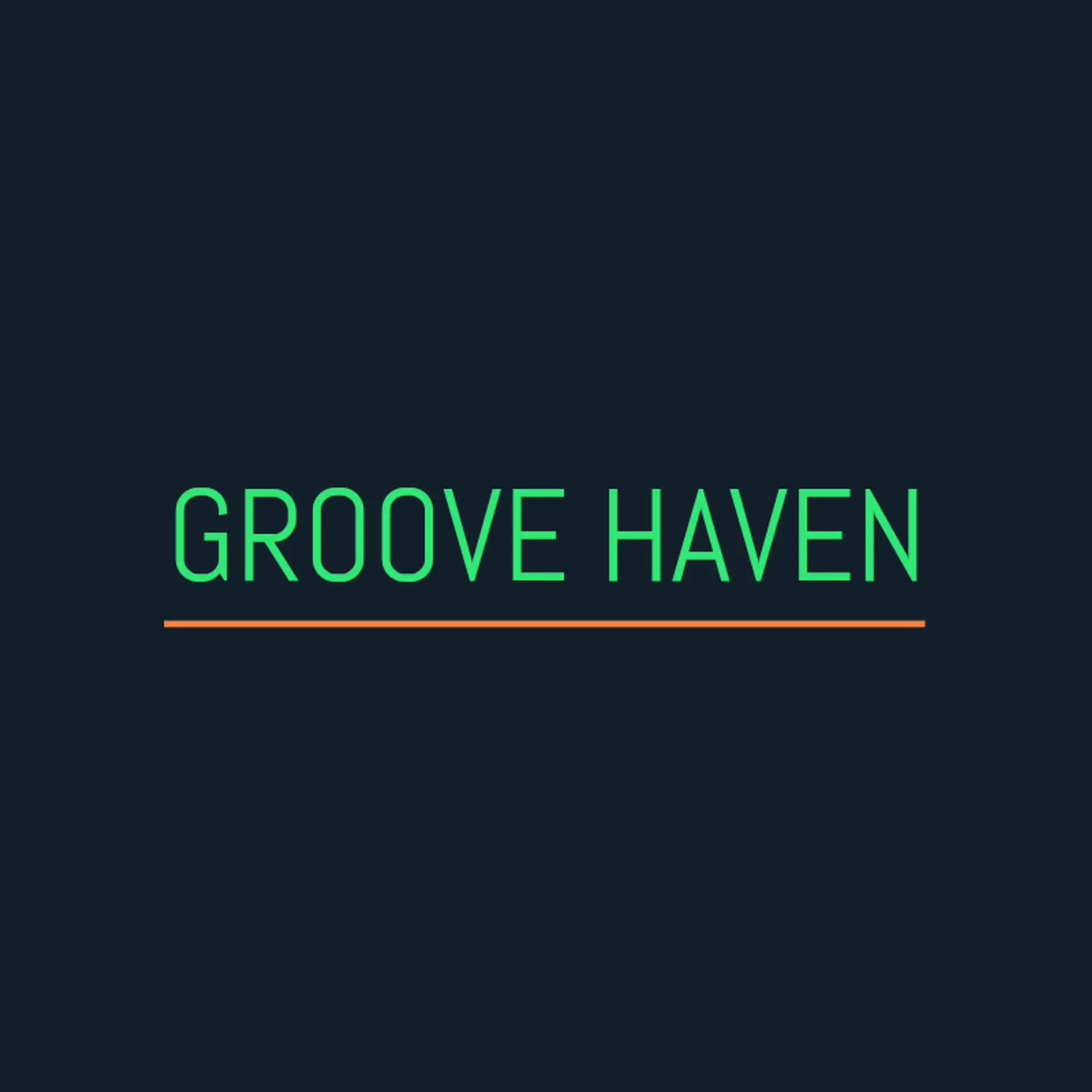 PulseGroove logo for house music
