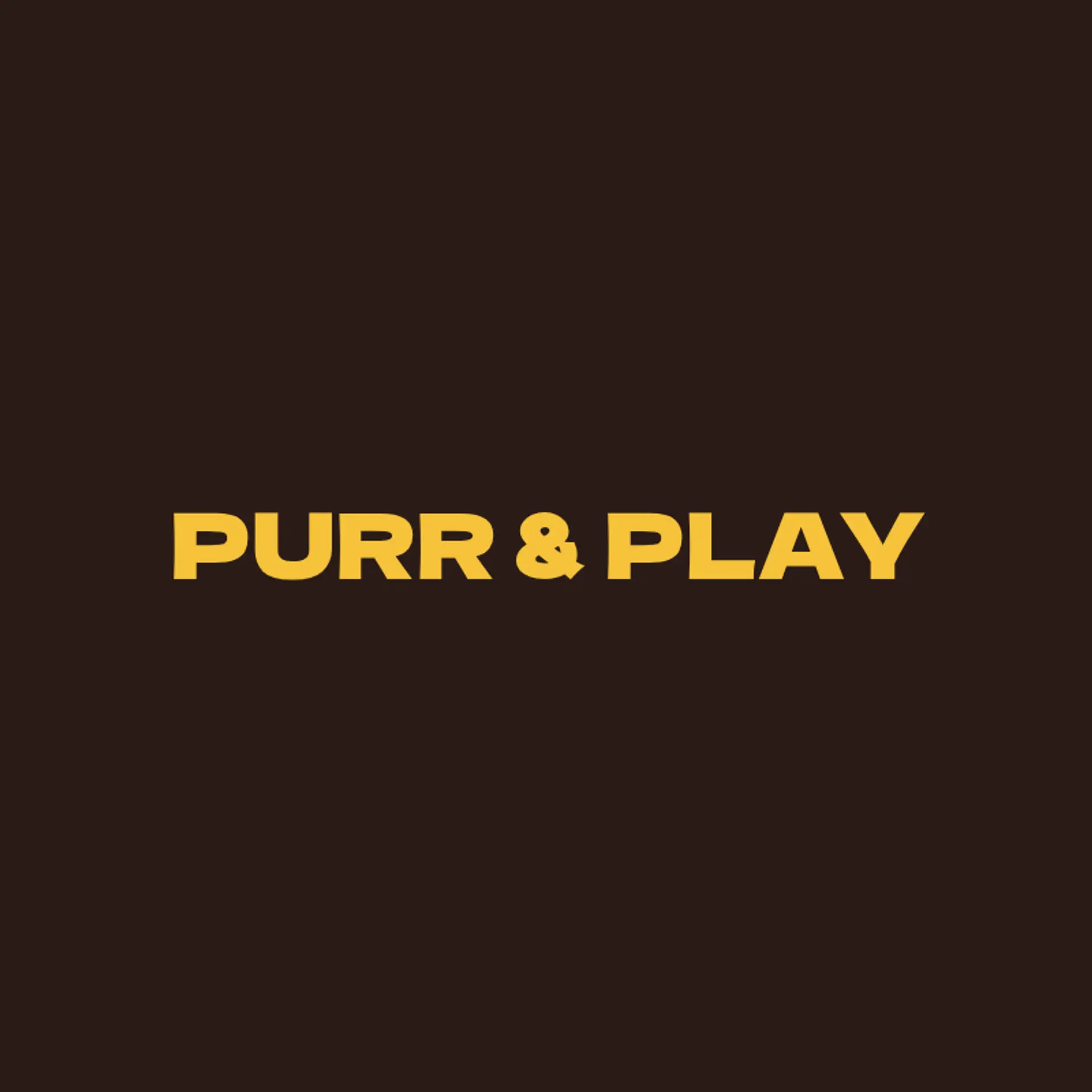 Purr & Play logo for cat cafe