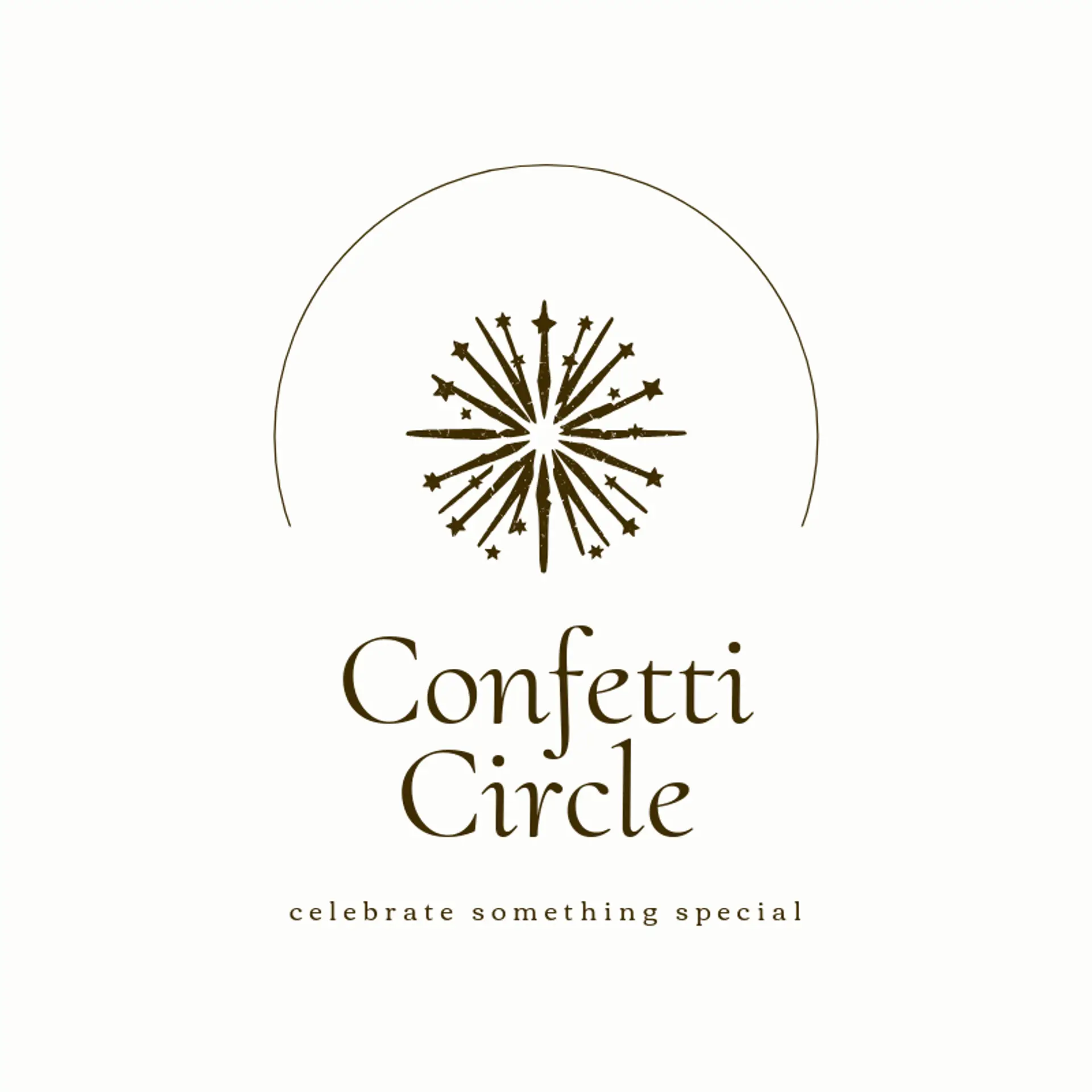 Confetti Circle logo for event
