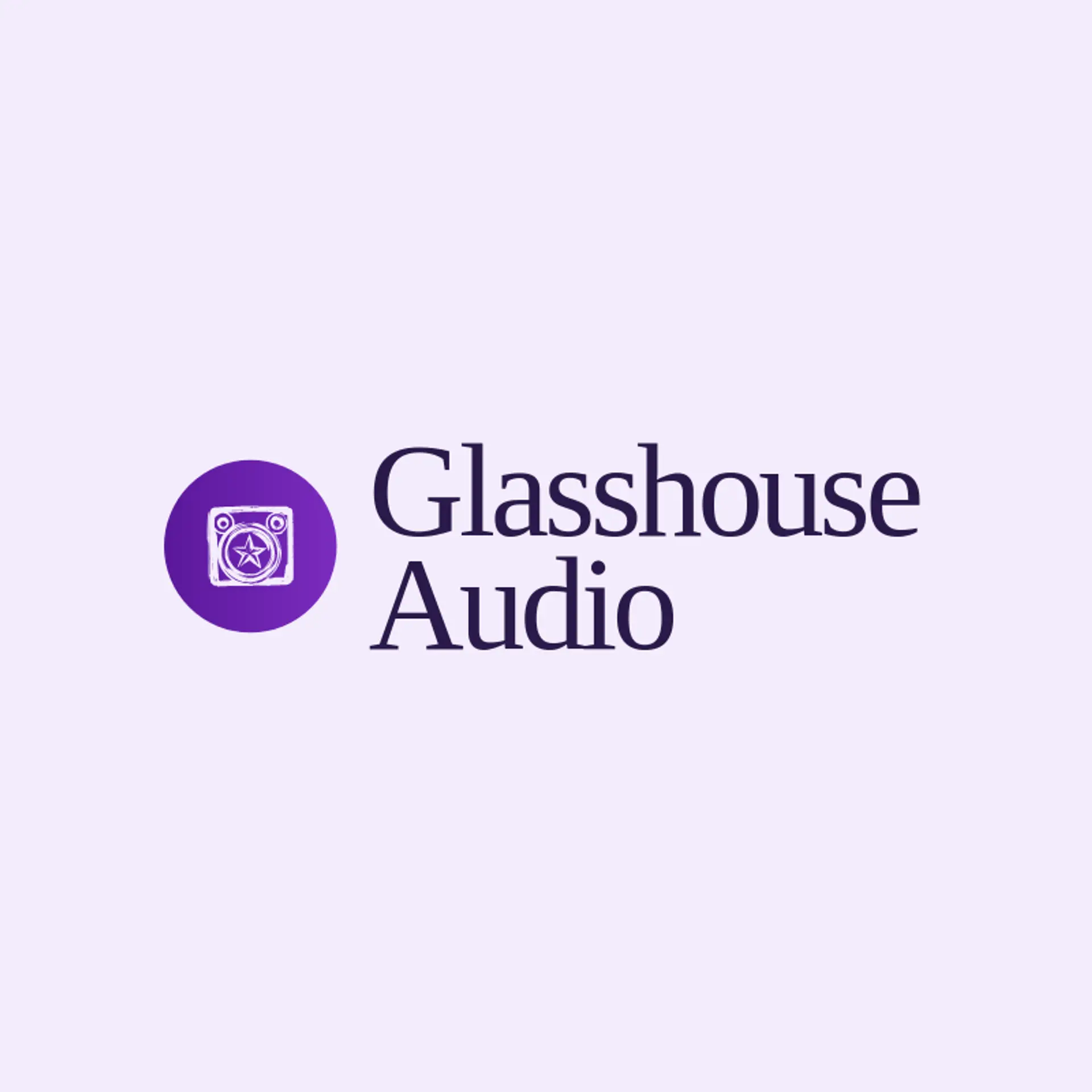 Glasshouse Audio logo for stereo