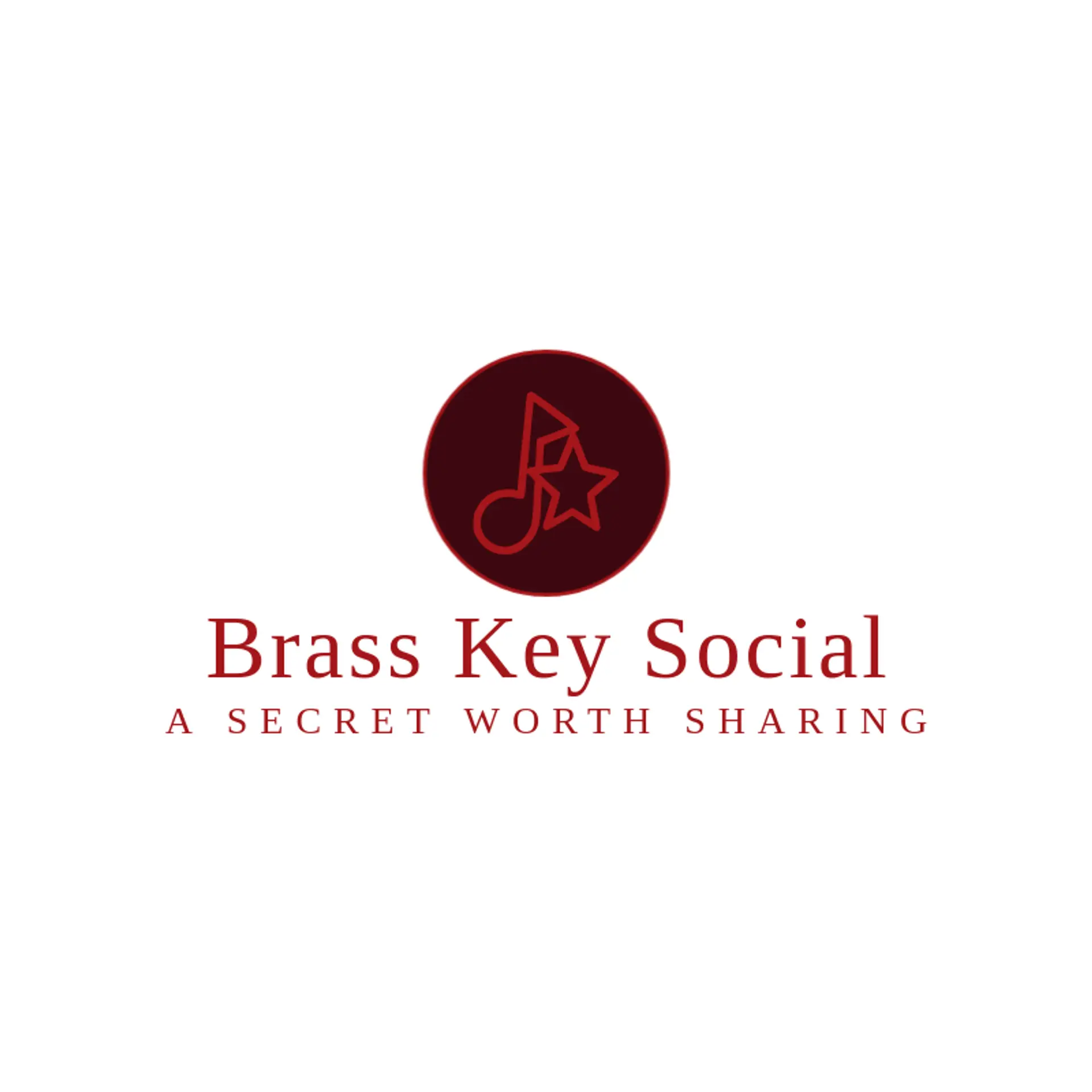Brass Key Social logo for speakeasy