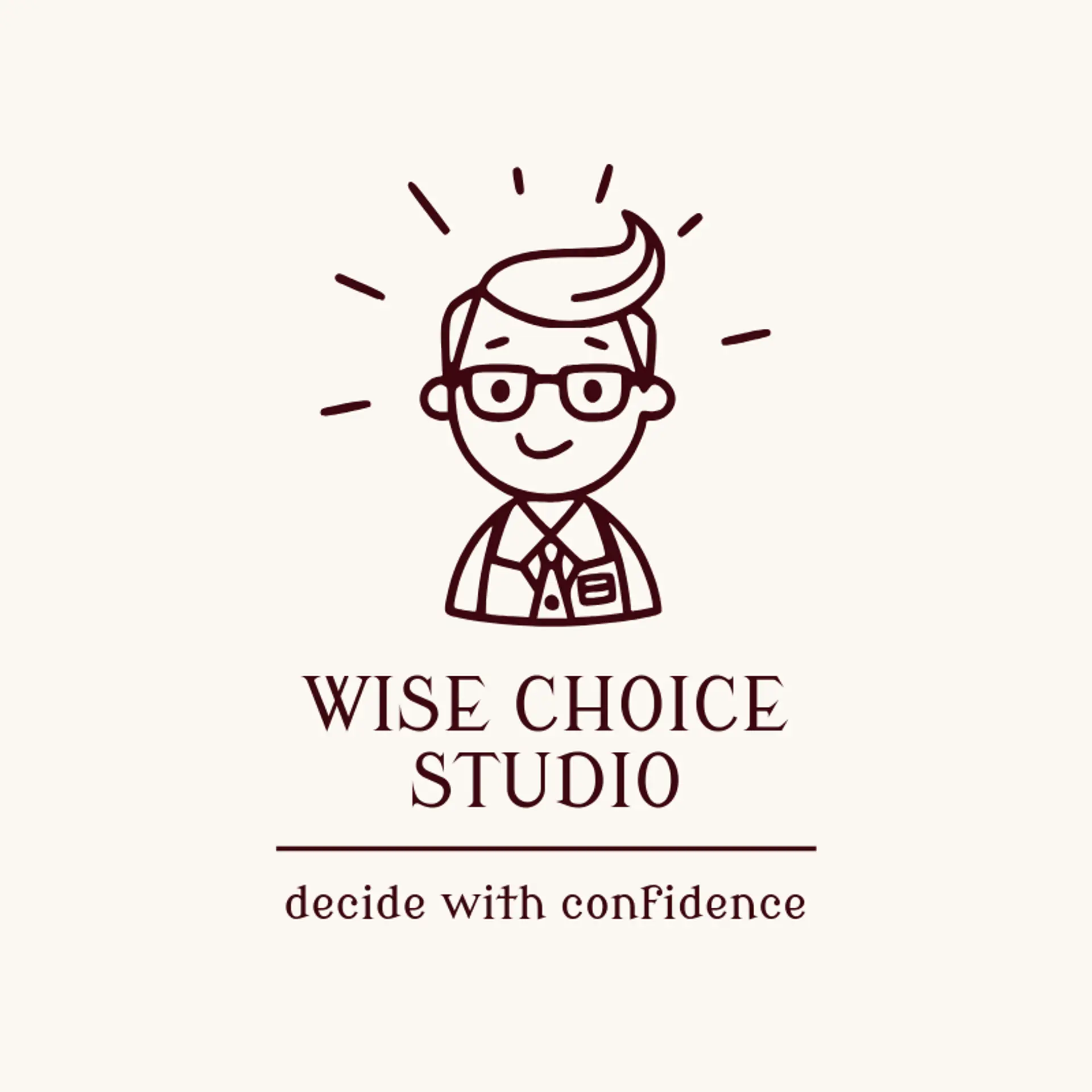 Wise Choice Studio logo for smart