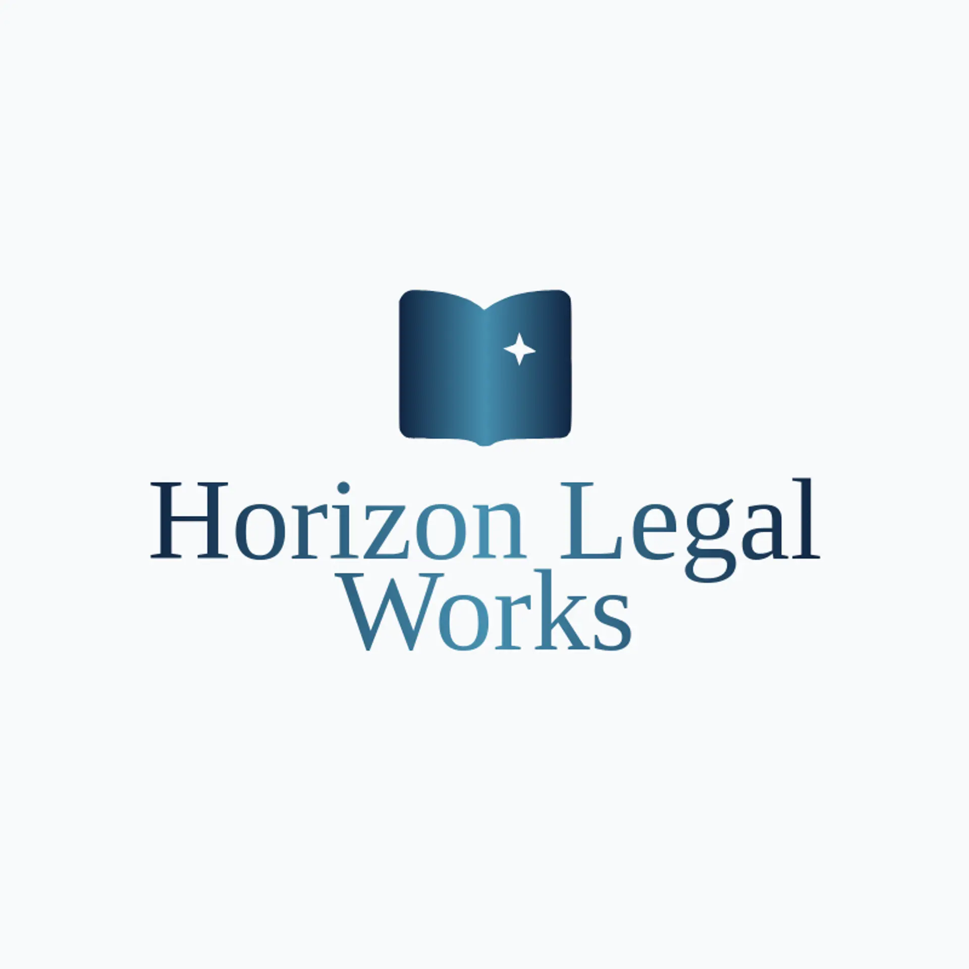Horizon Legal Works logo for legal services