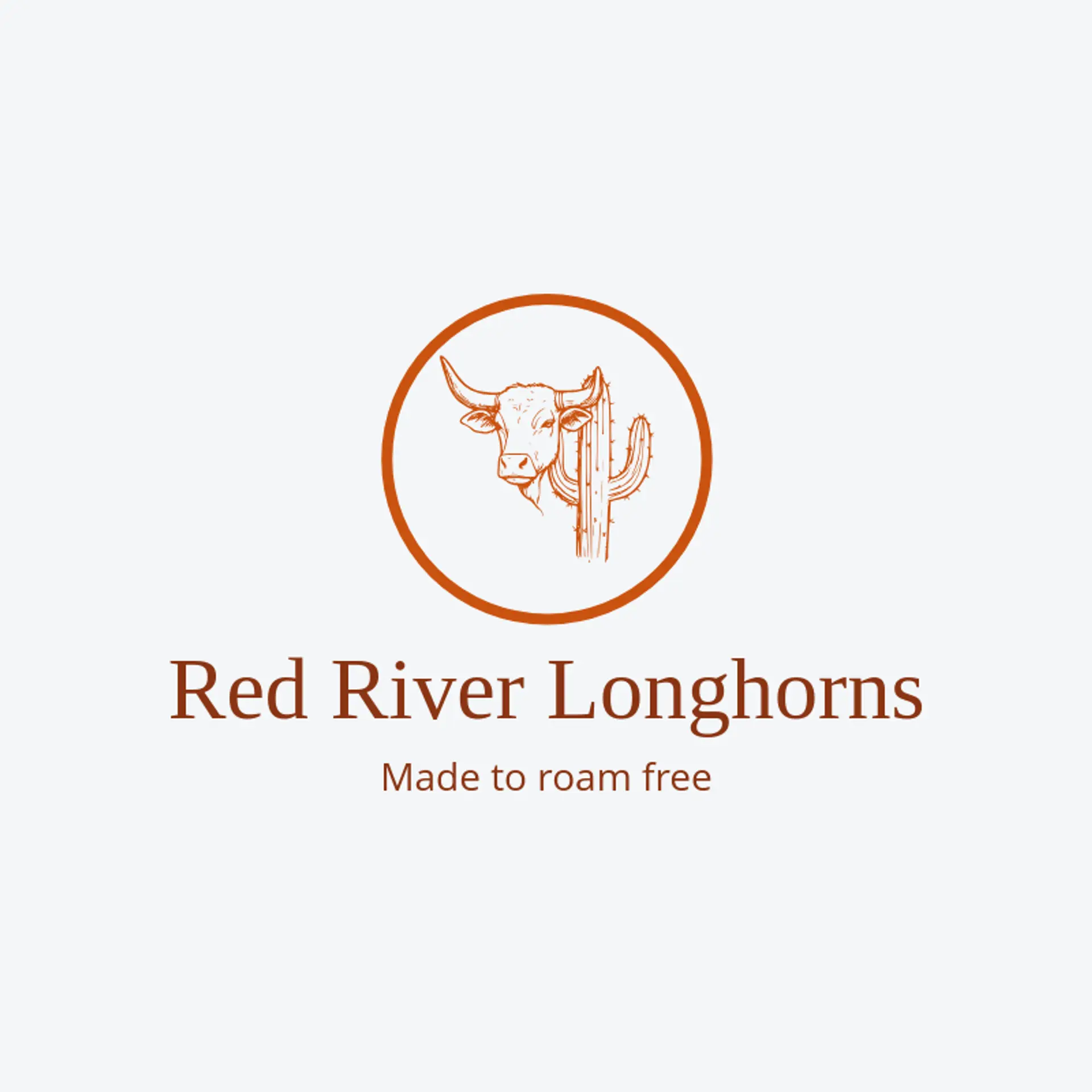 Red River Longhorns logo for longhorn