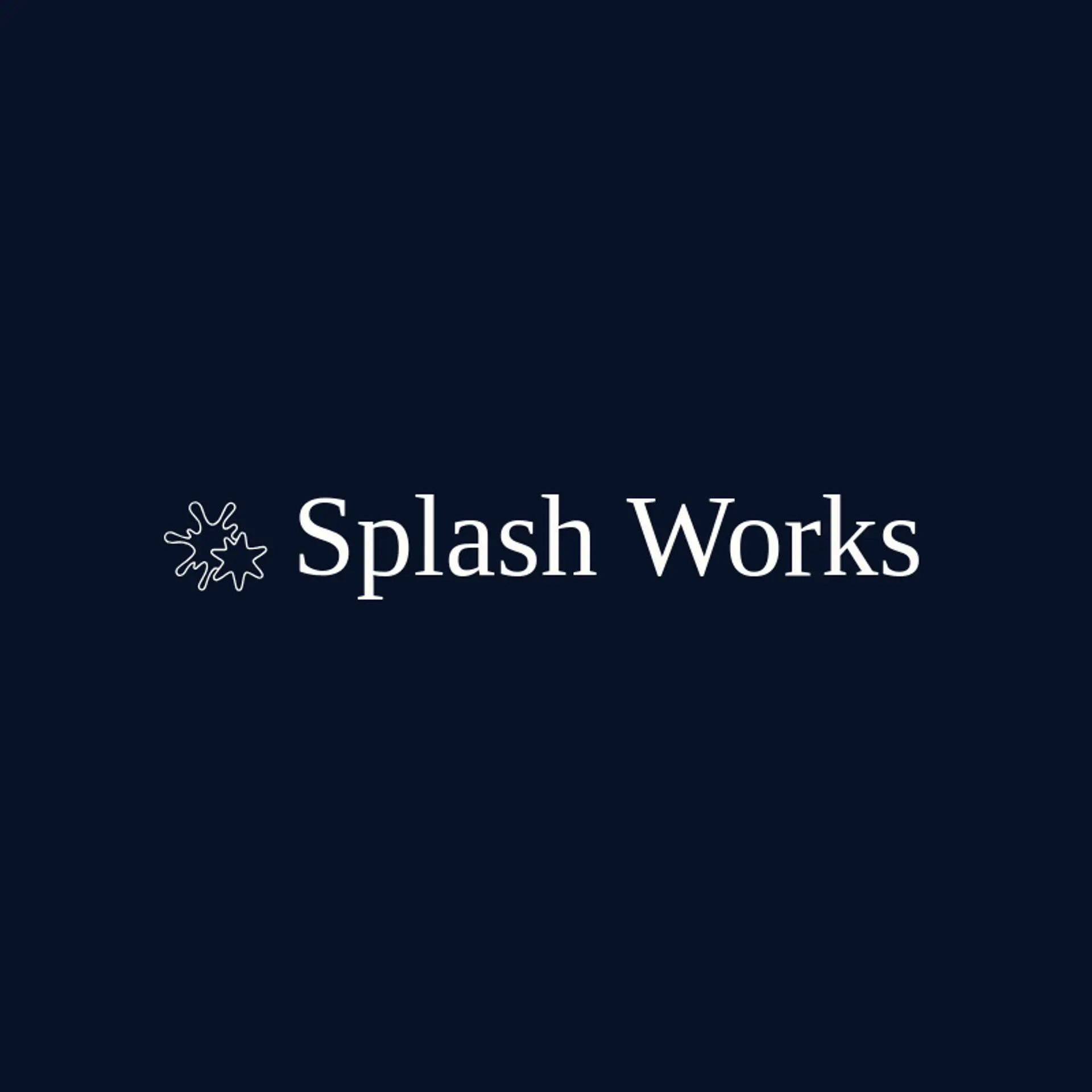 Splash Works logo for paint