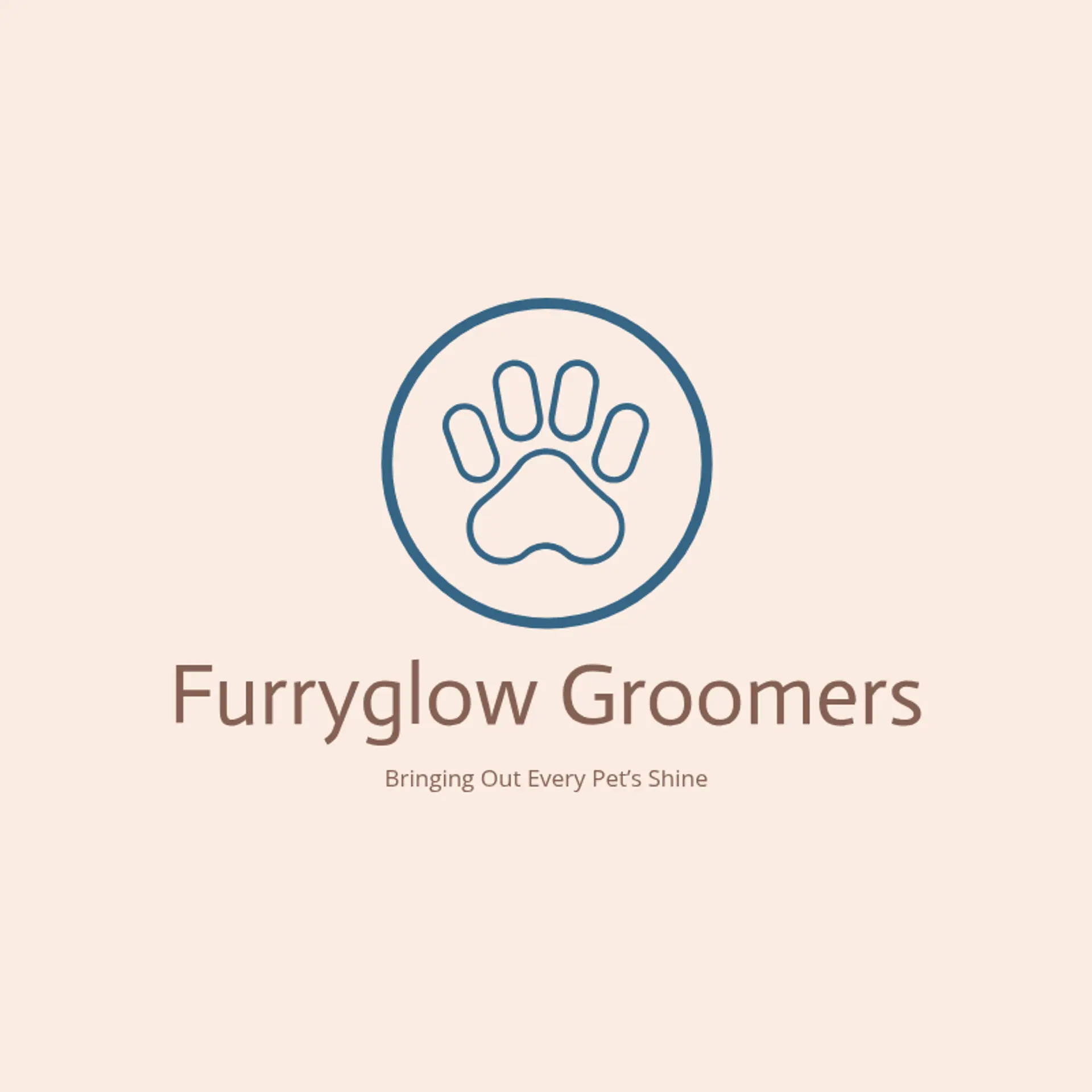 Paws & Bubbles Spa logo for pet grooming