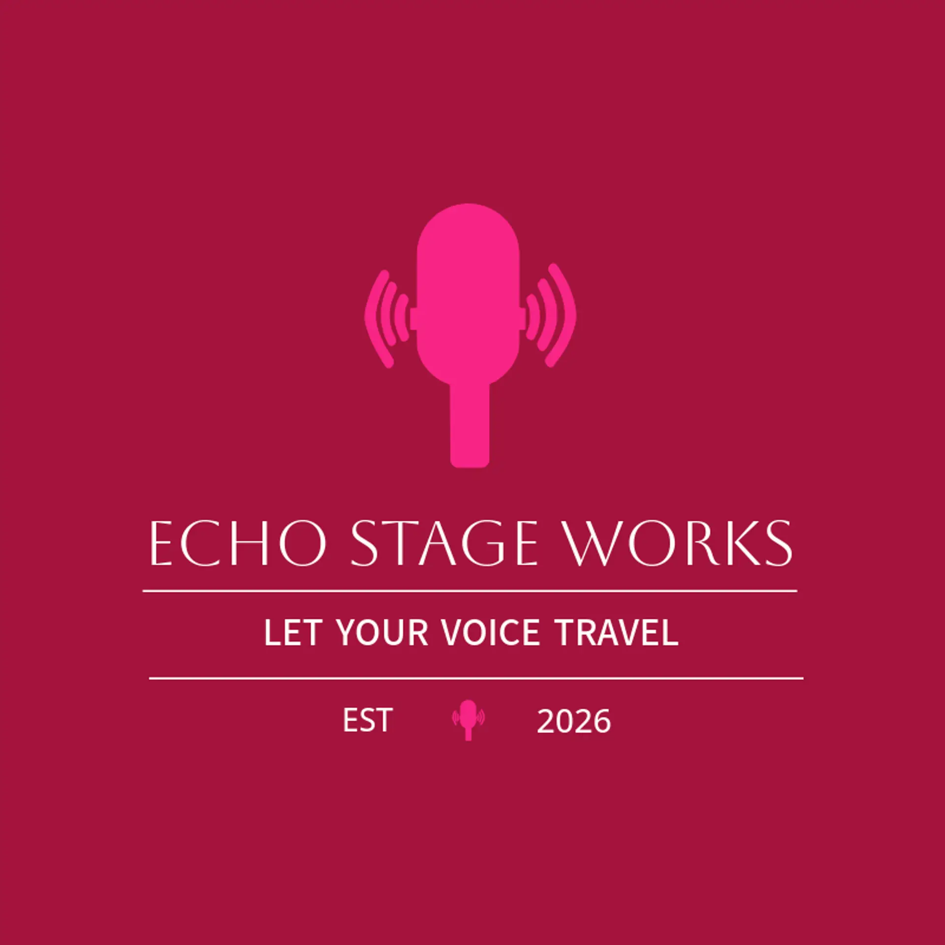 Echo Stage Works logo for theater