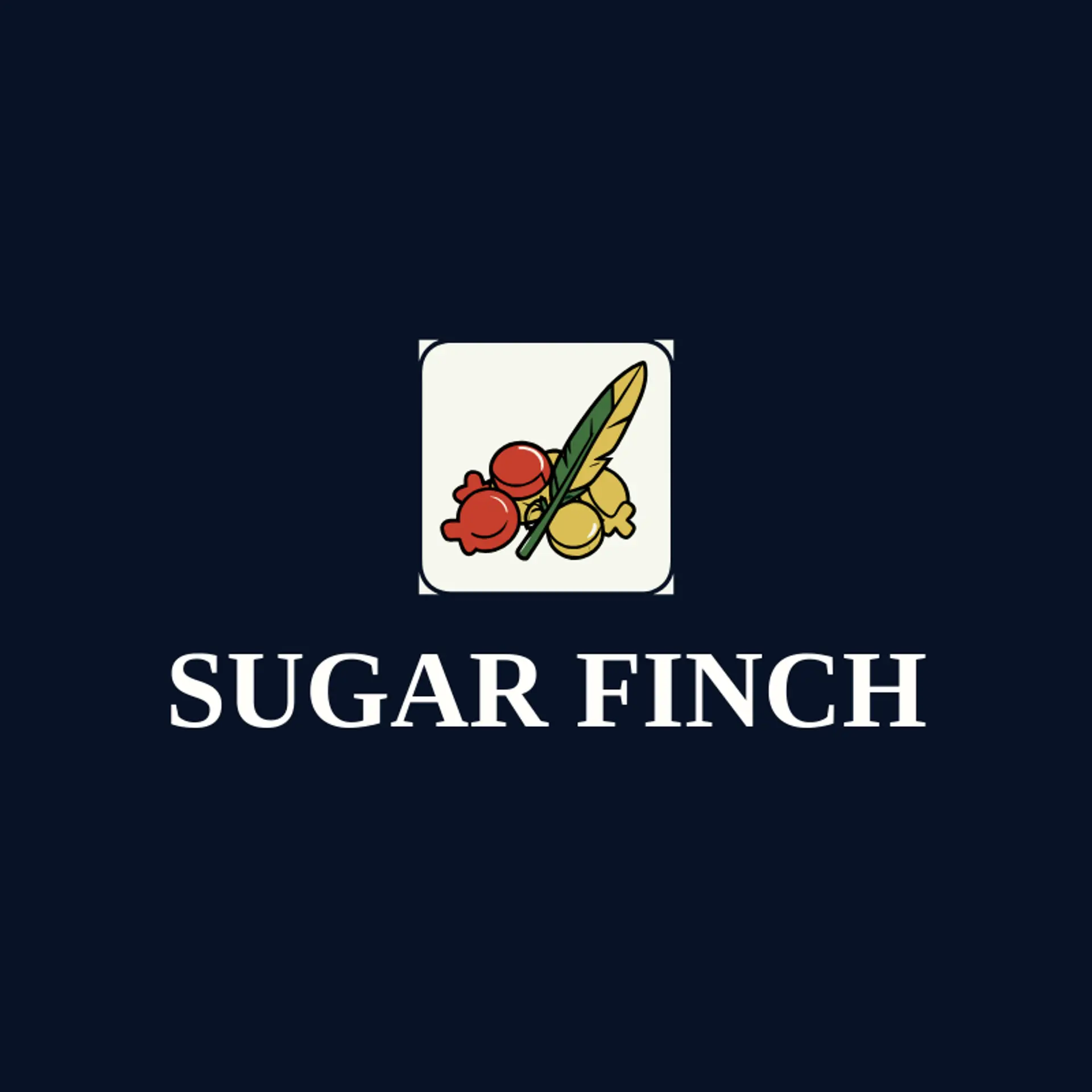 Sugar Finch logo for sweets