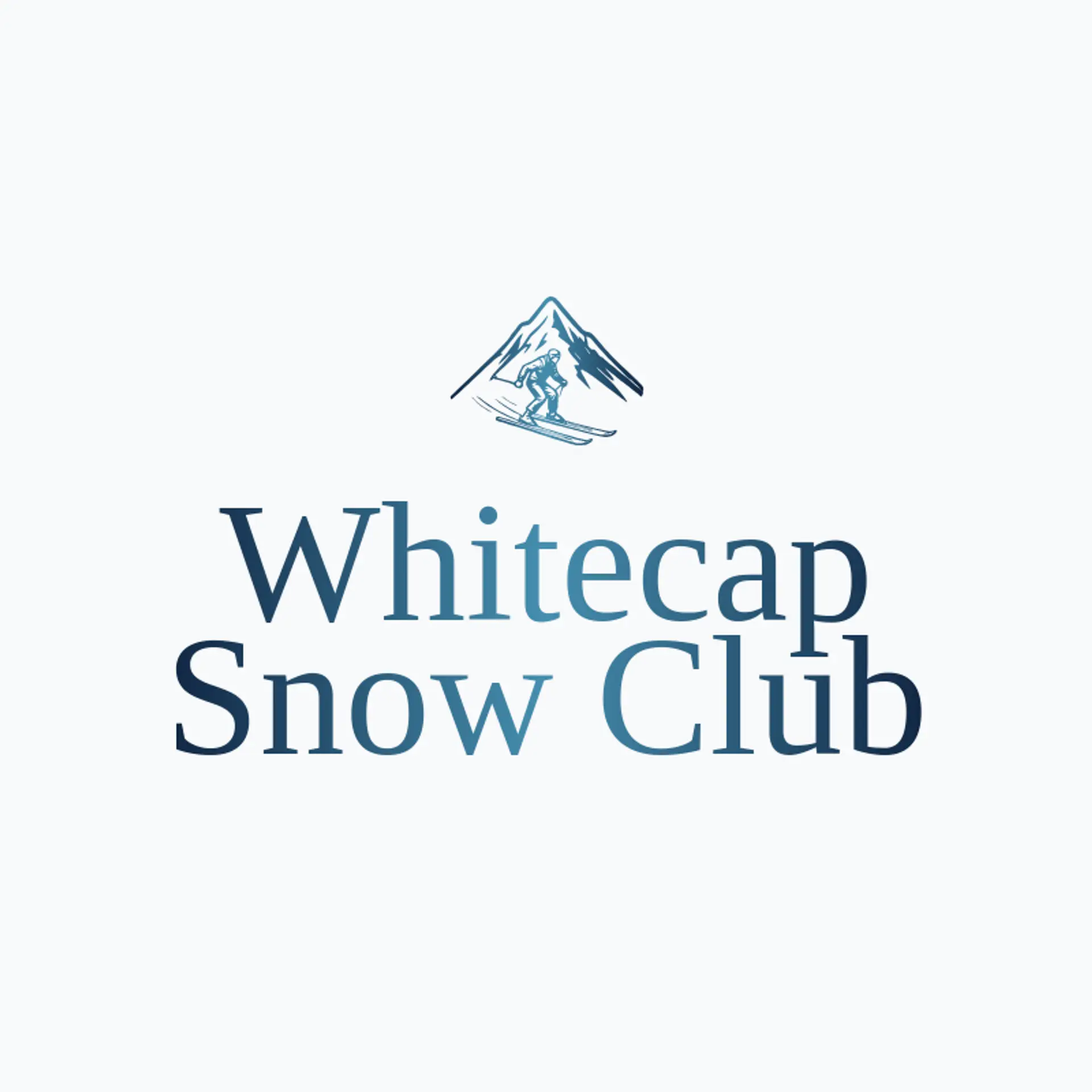 Whitecap Snow Club logo for skiing