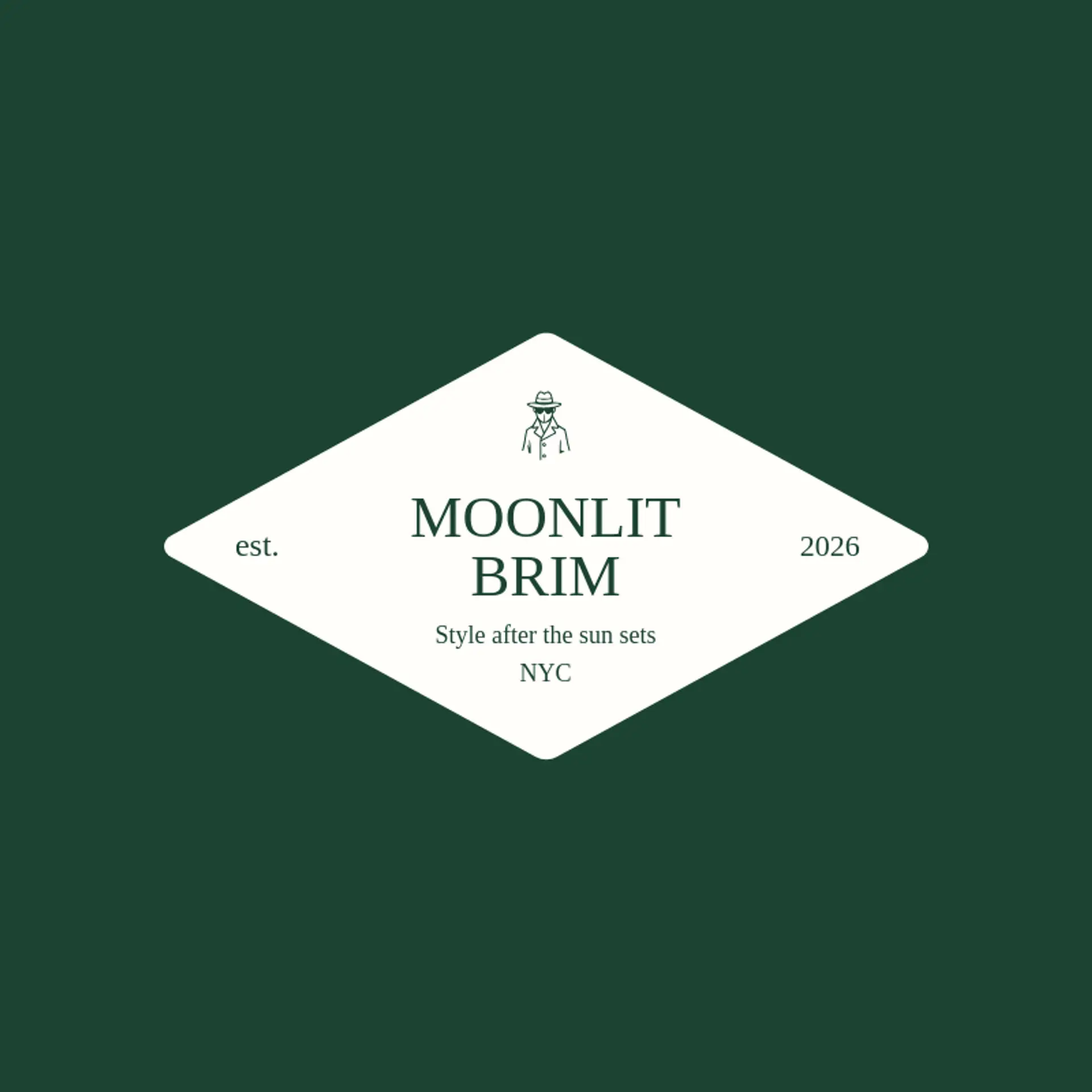 Moonlit Brim logo for Fedora Logo Ideas