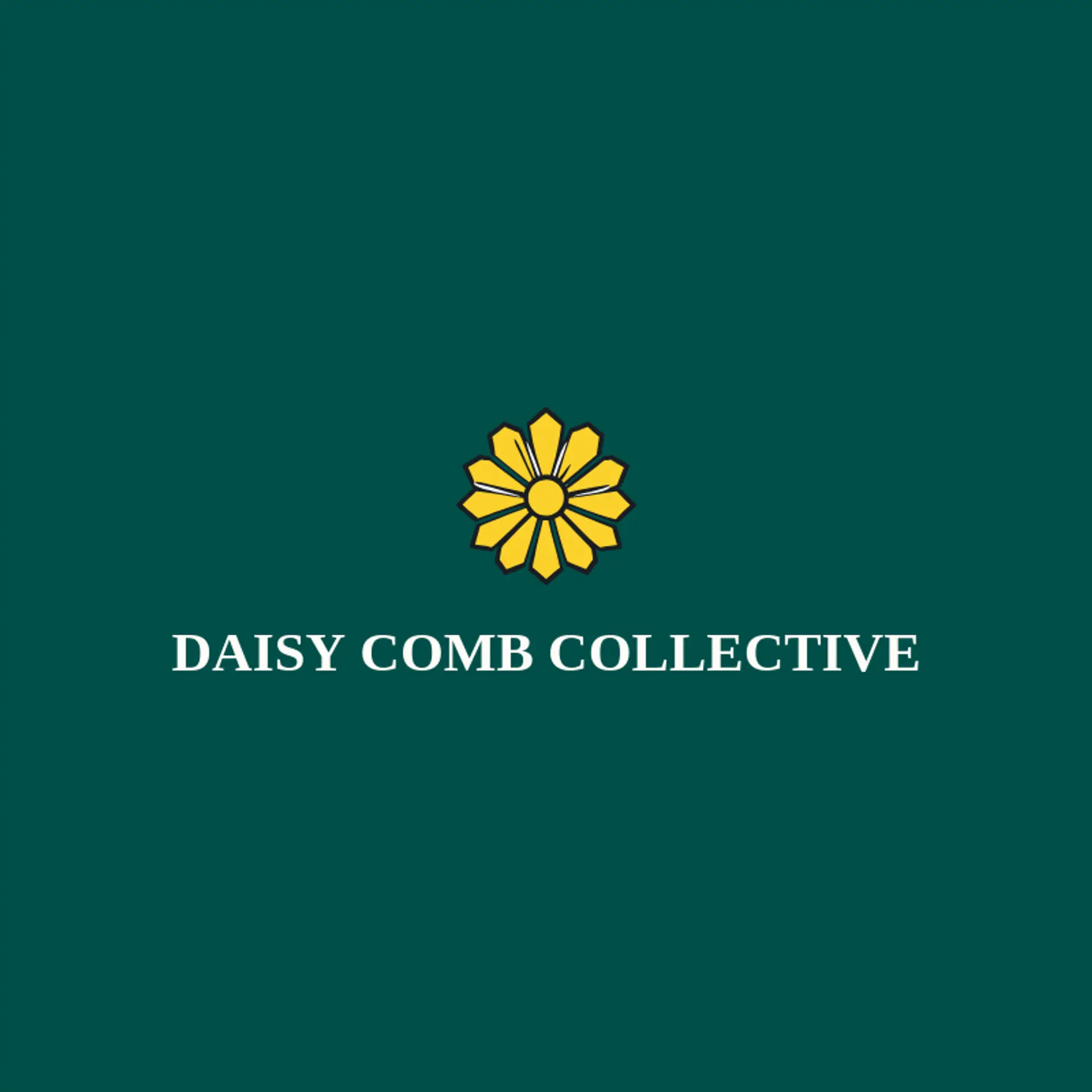 Daisy Comb Collective logo for honeycomb
