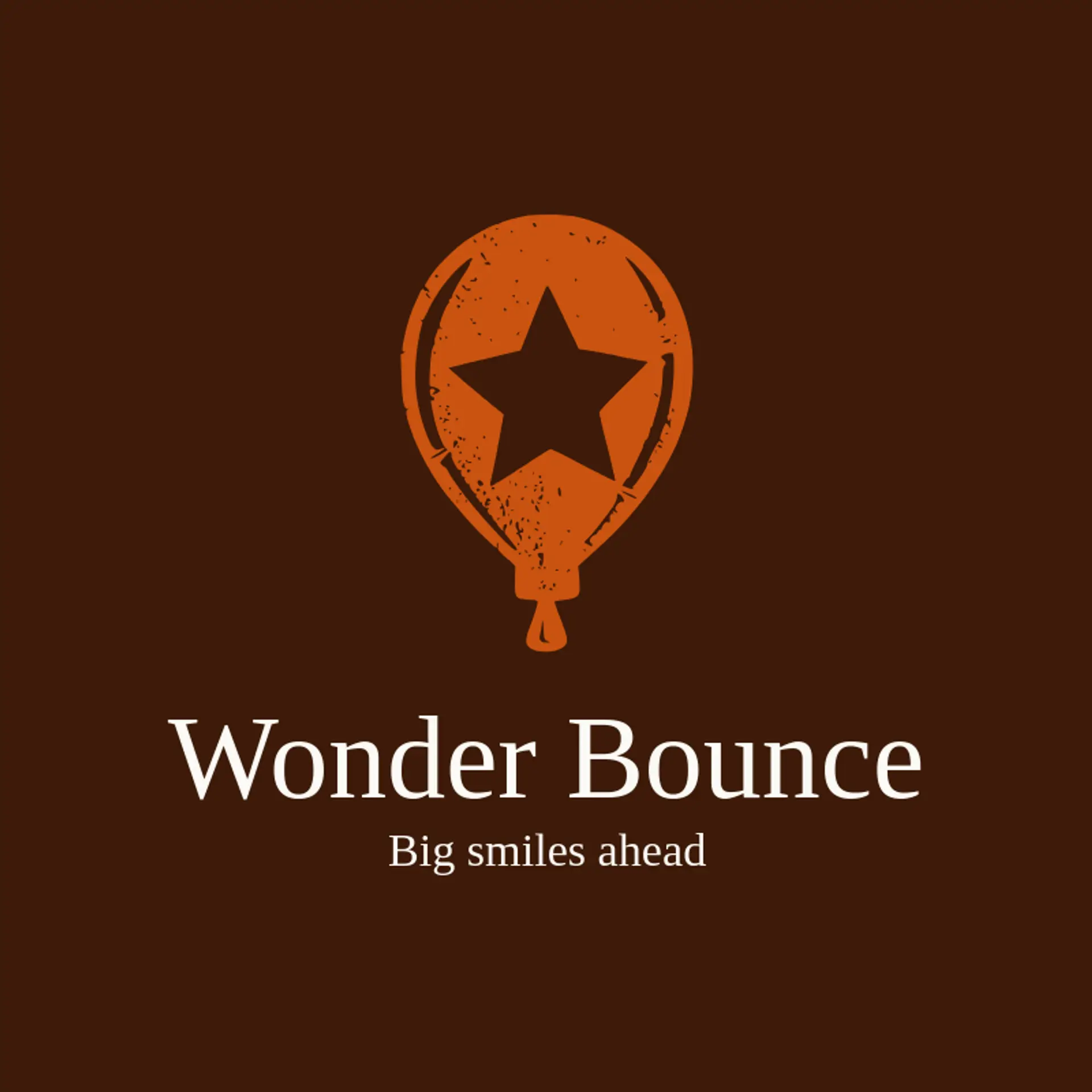 Wonder Bounce logo for inflatable