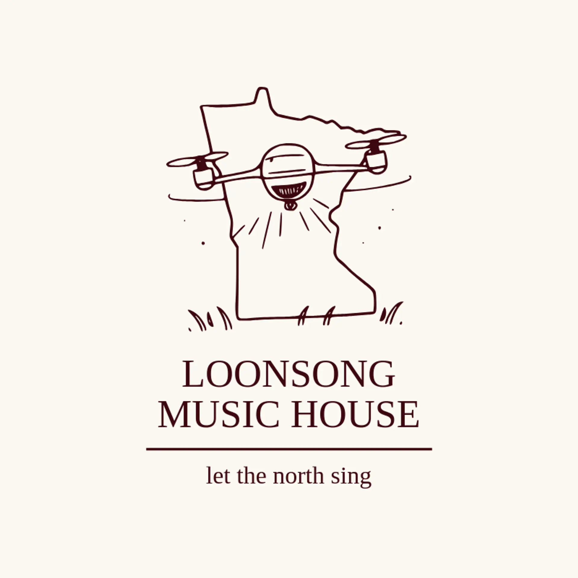 Loonsong Music House logo for minnesota