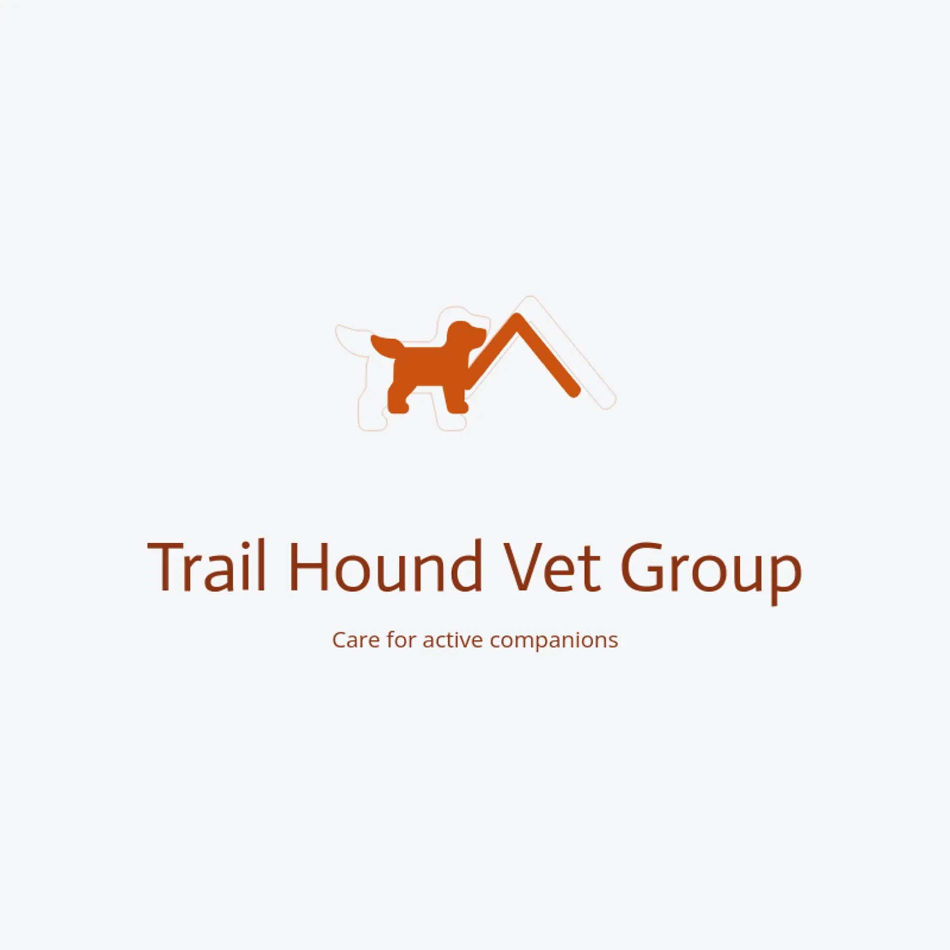 Trail Hound Vet Group logo for veterinary