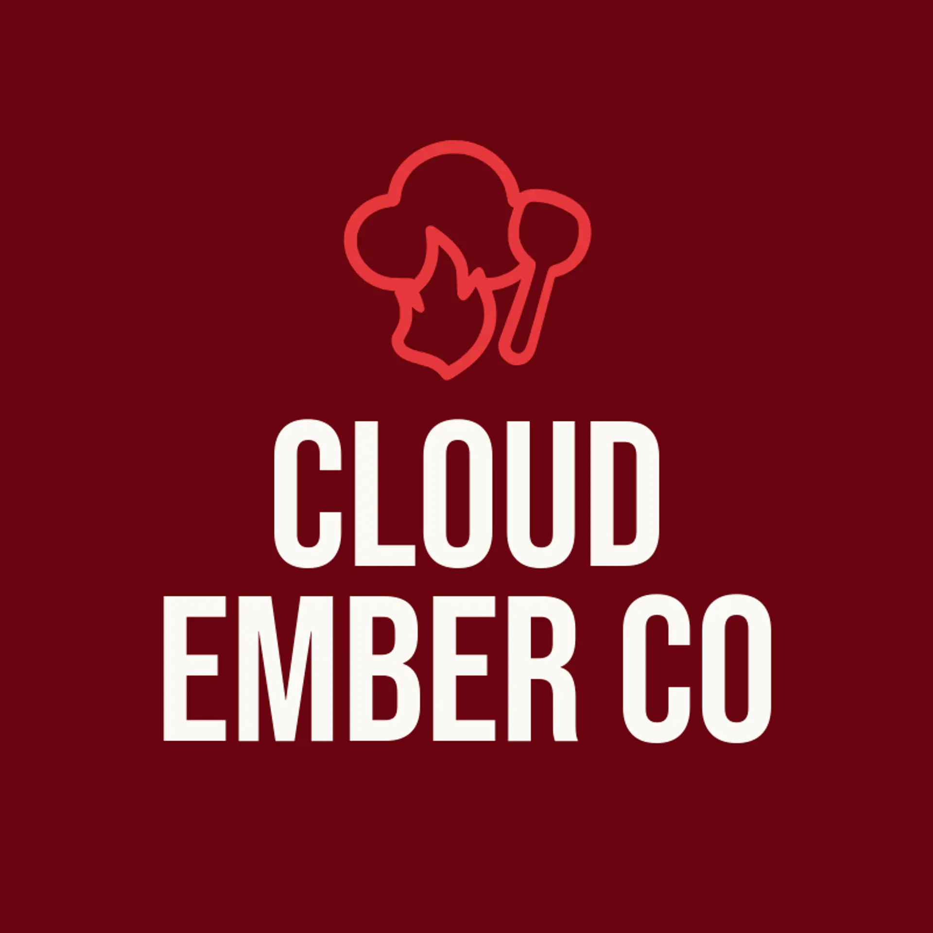 Cloud Ember Co logo for cloud kitchen