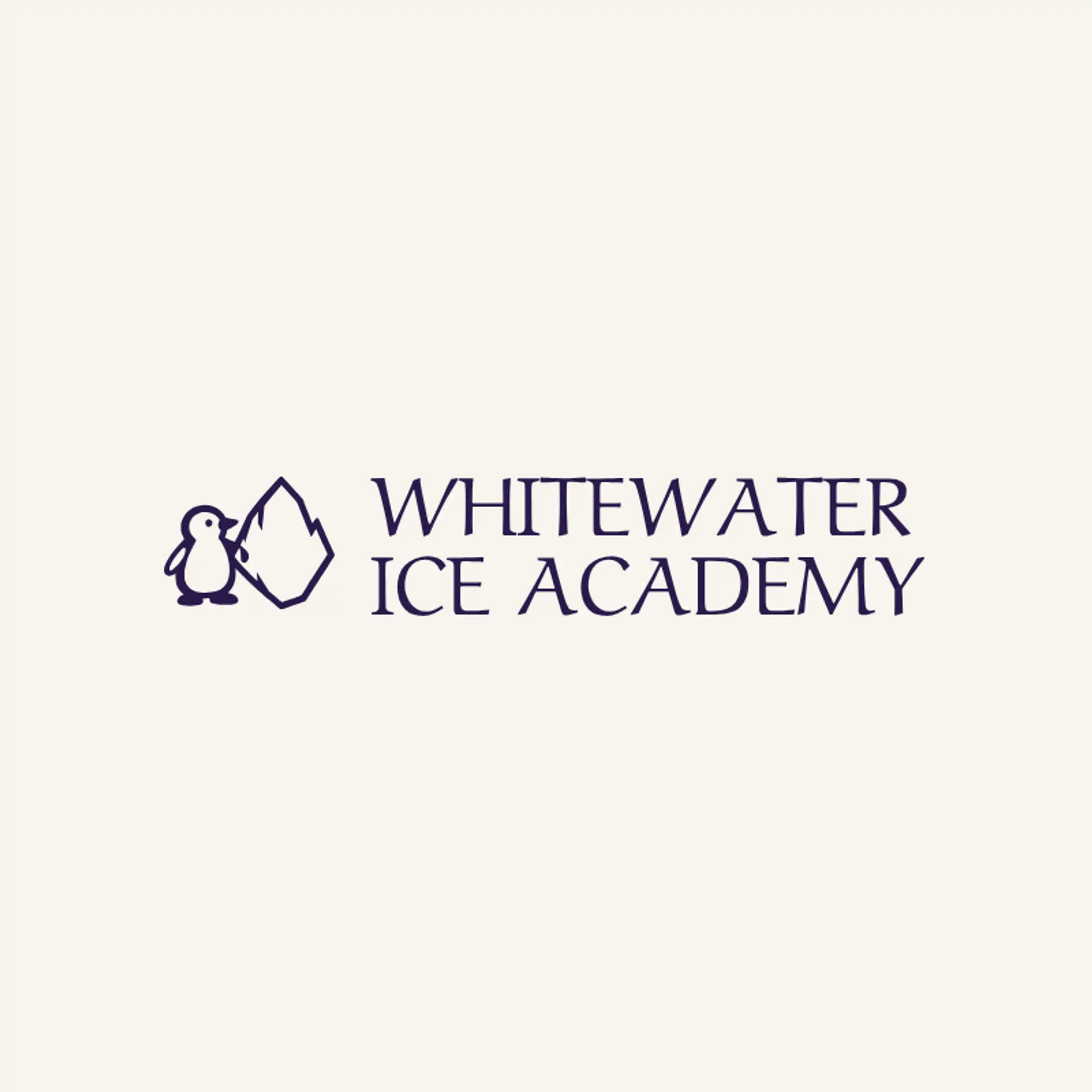 Whitewater Ice Academy logo for penguin