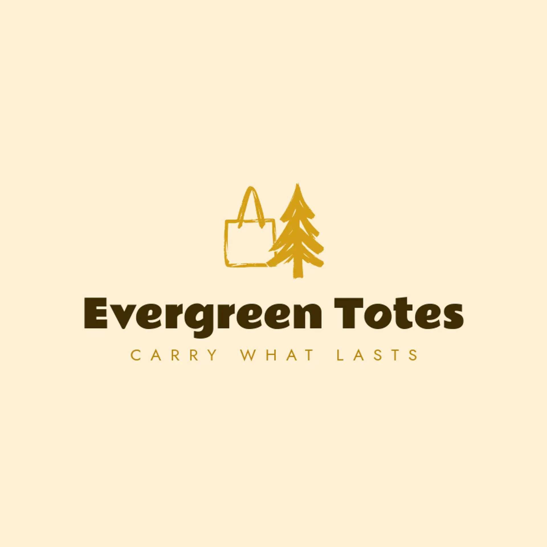 Evergreen Totes logo for bag