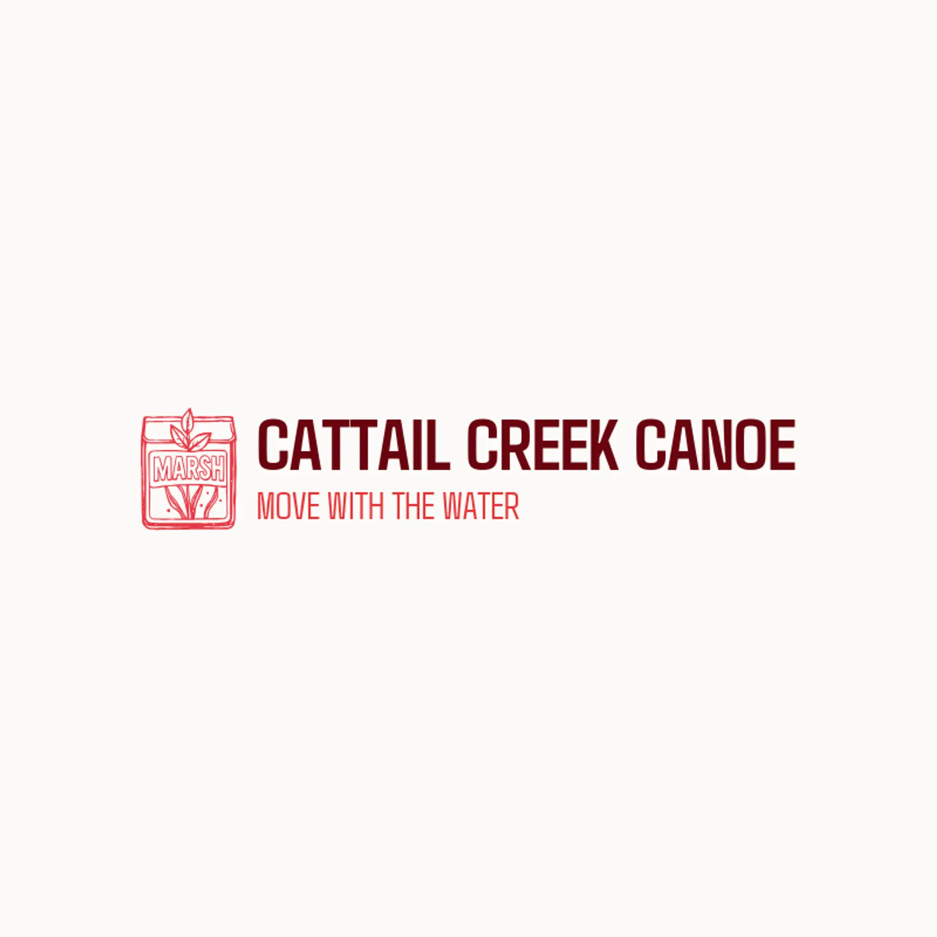 Cattail Creek Canoe logo for marsh