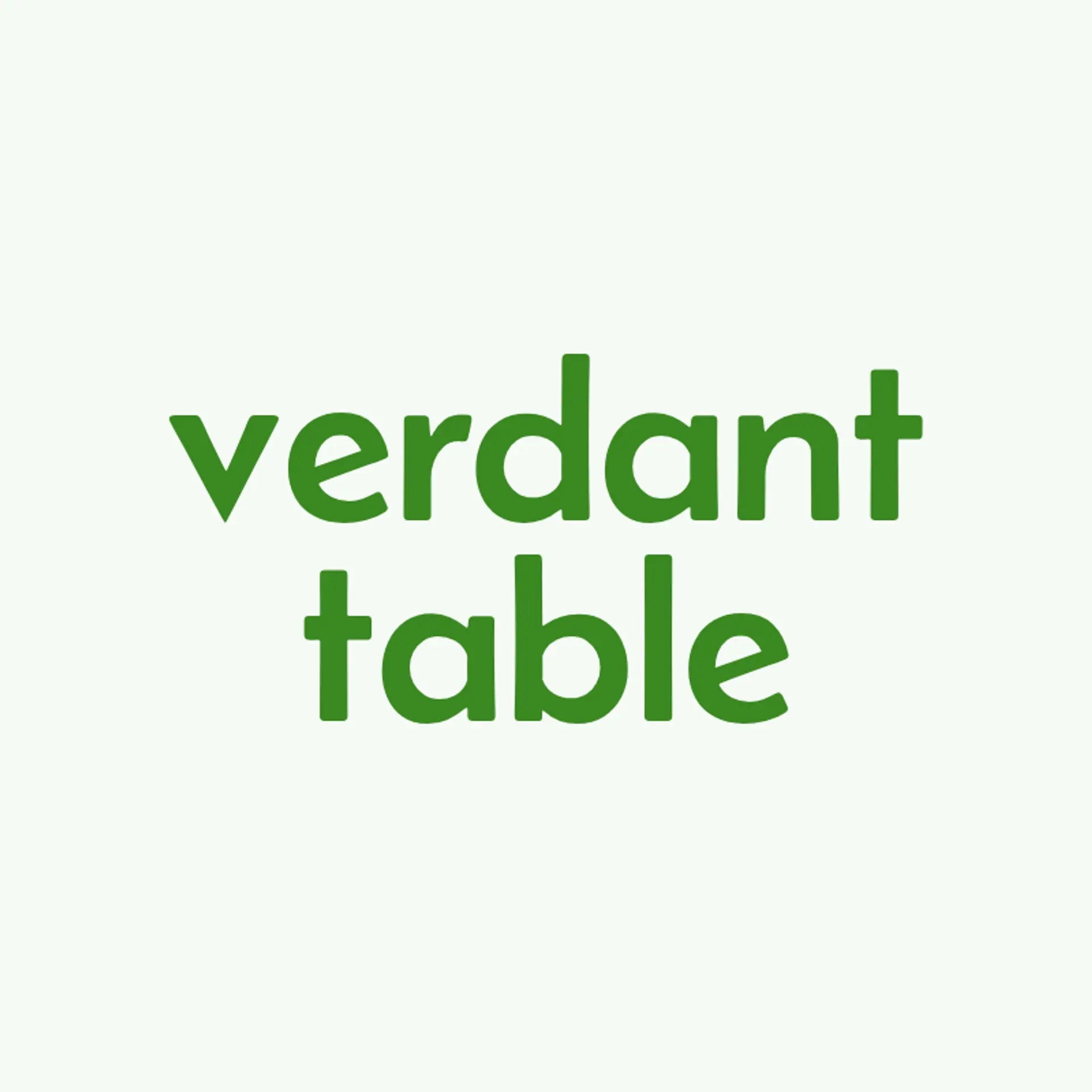 Green Table Bistro logo for vegan restaurant