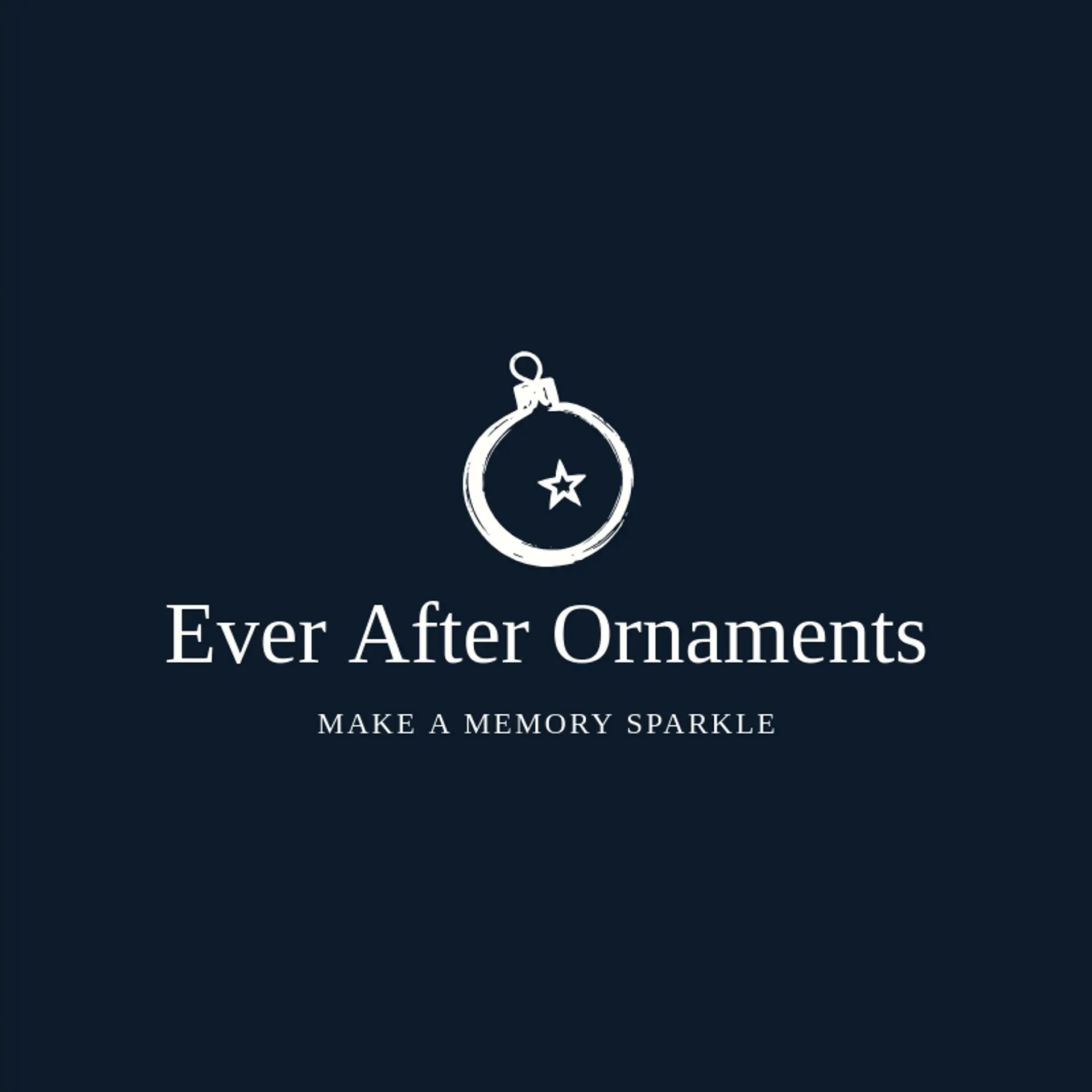Ever After Ornaments logo for holiday