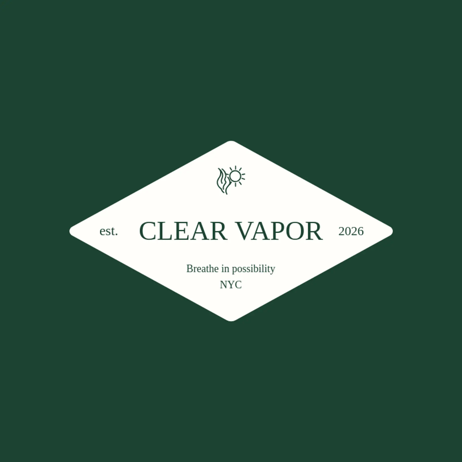 Clear Vapor logo for steam