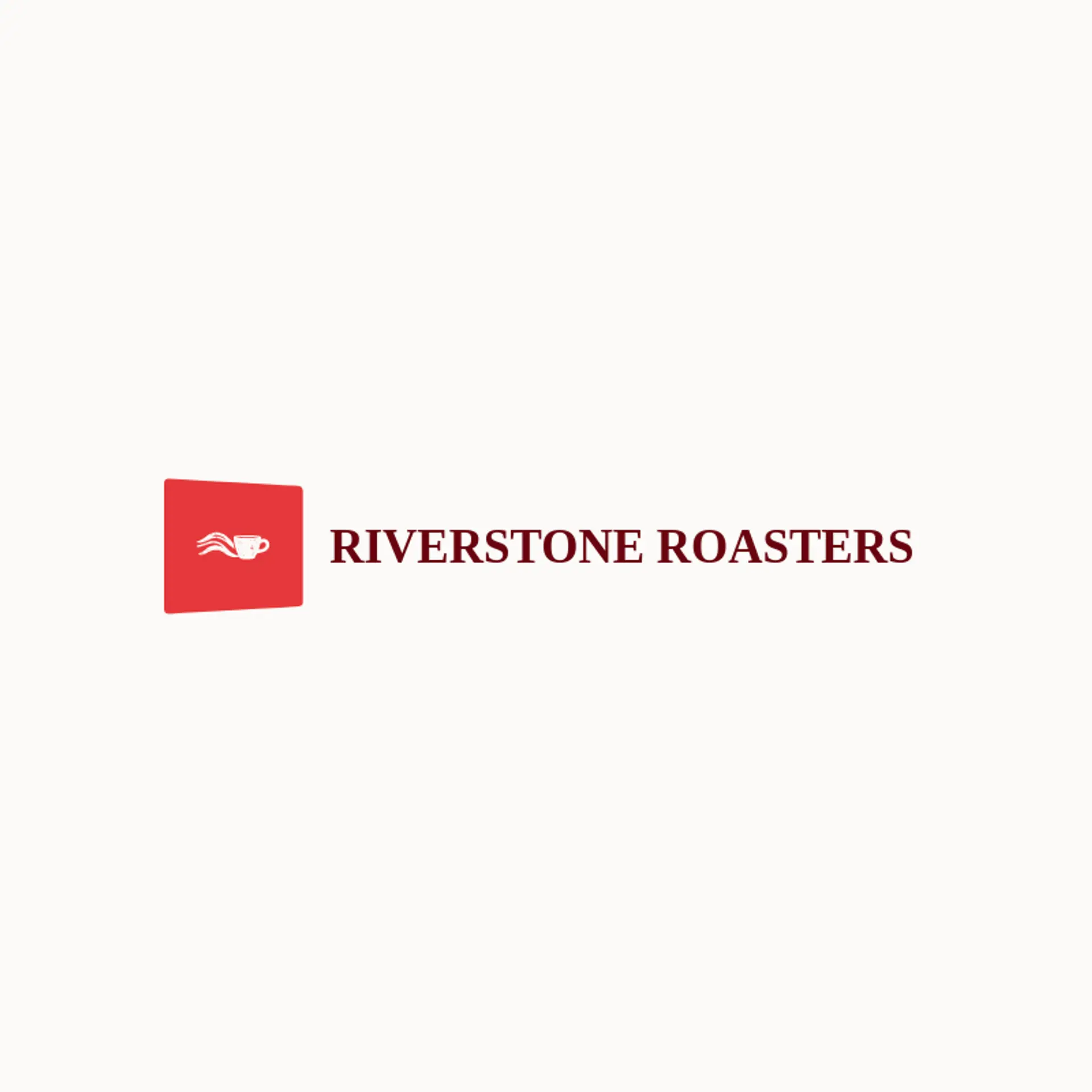 Riverstone Roasters logo for coffee cup