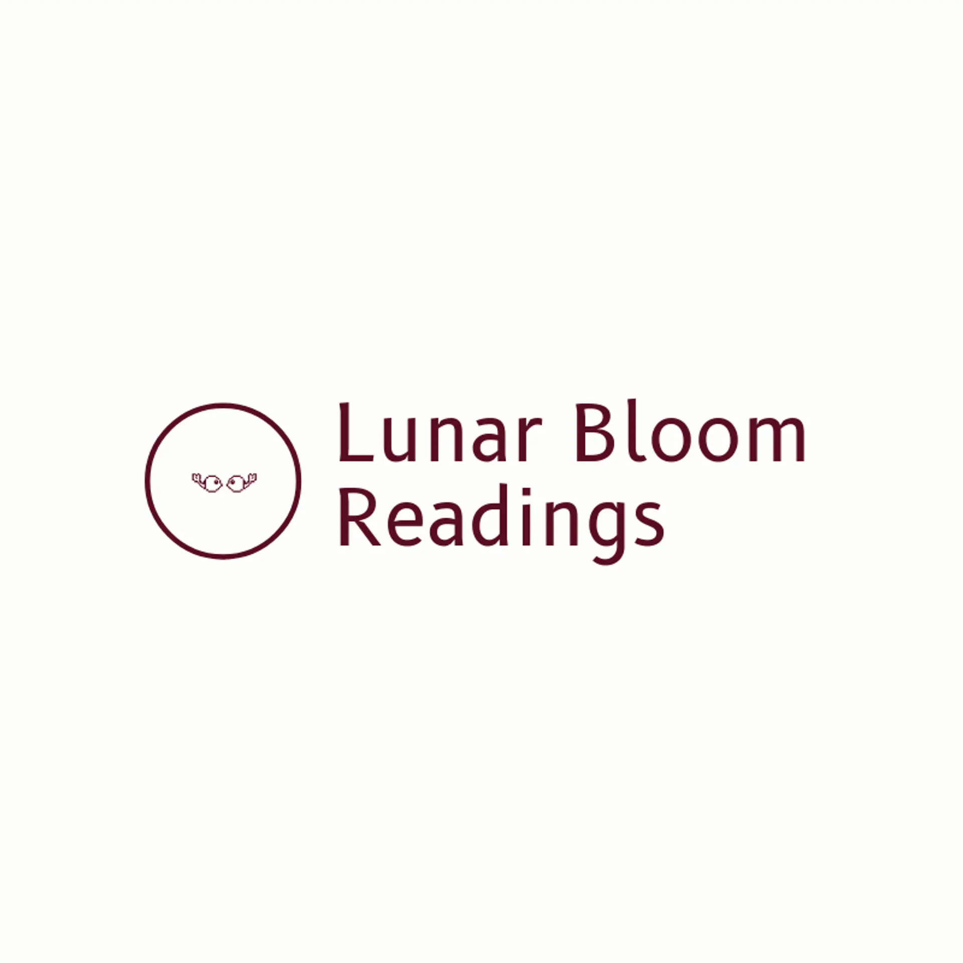 Lunar Bloom Readings logo for pisces