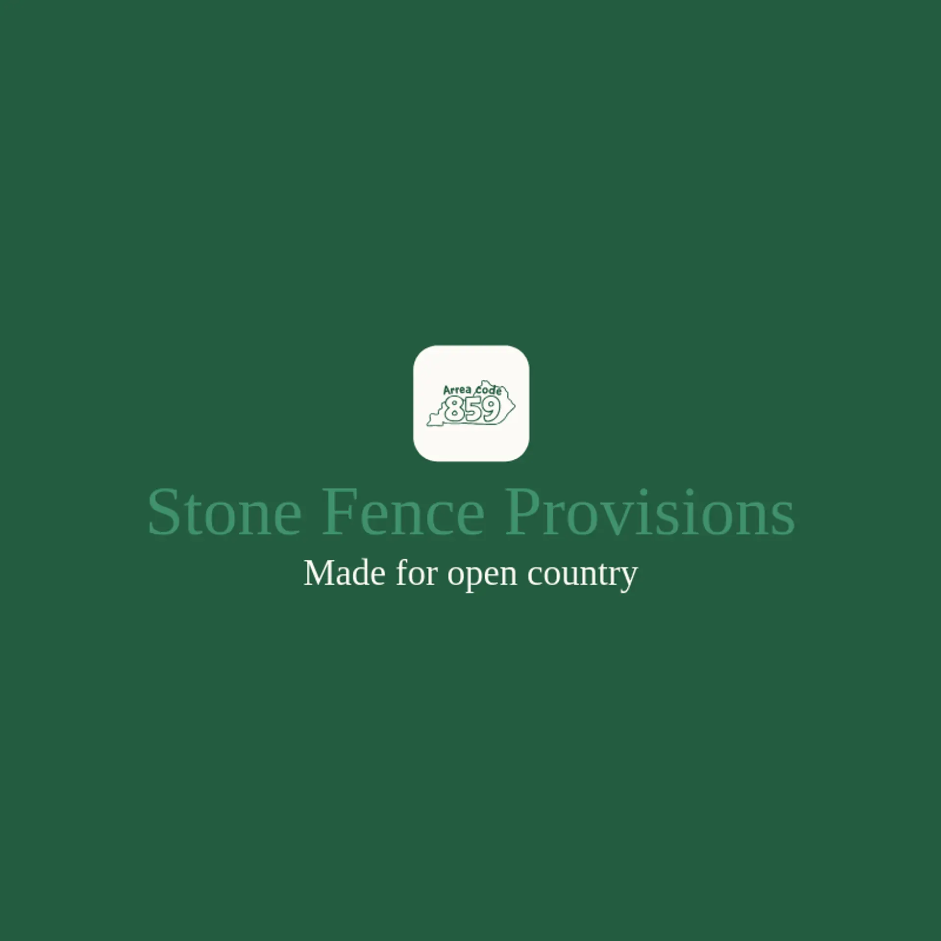 Stone Fence Provisions logo for kentucky