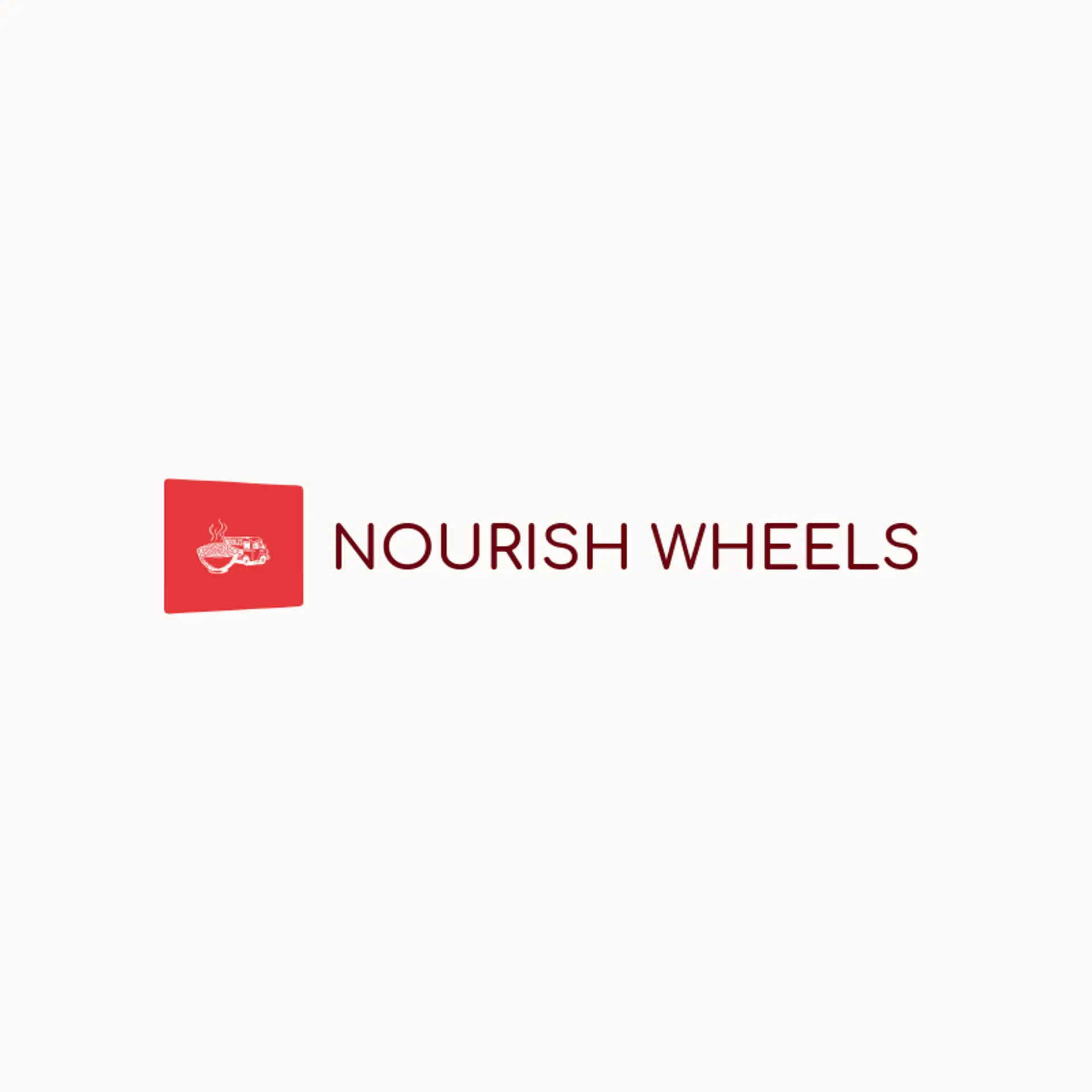 Nourish Wheels logo for food truck