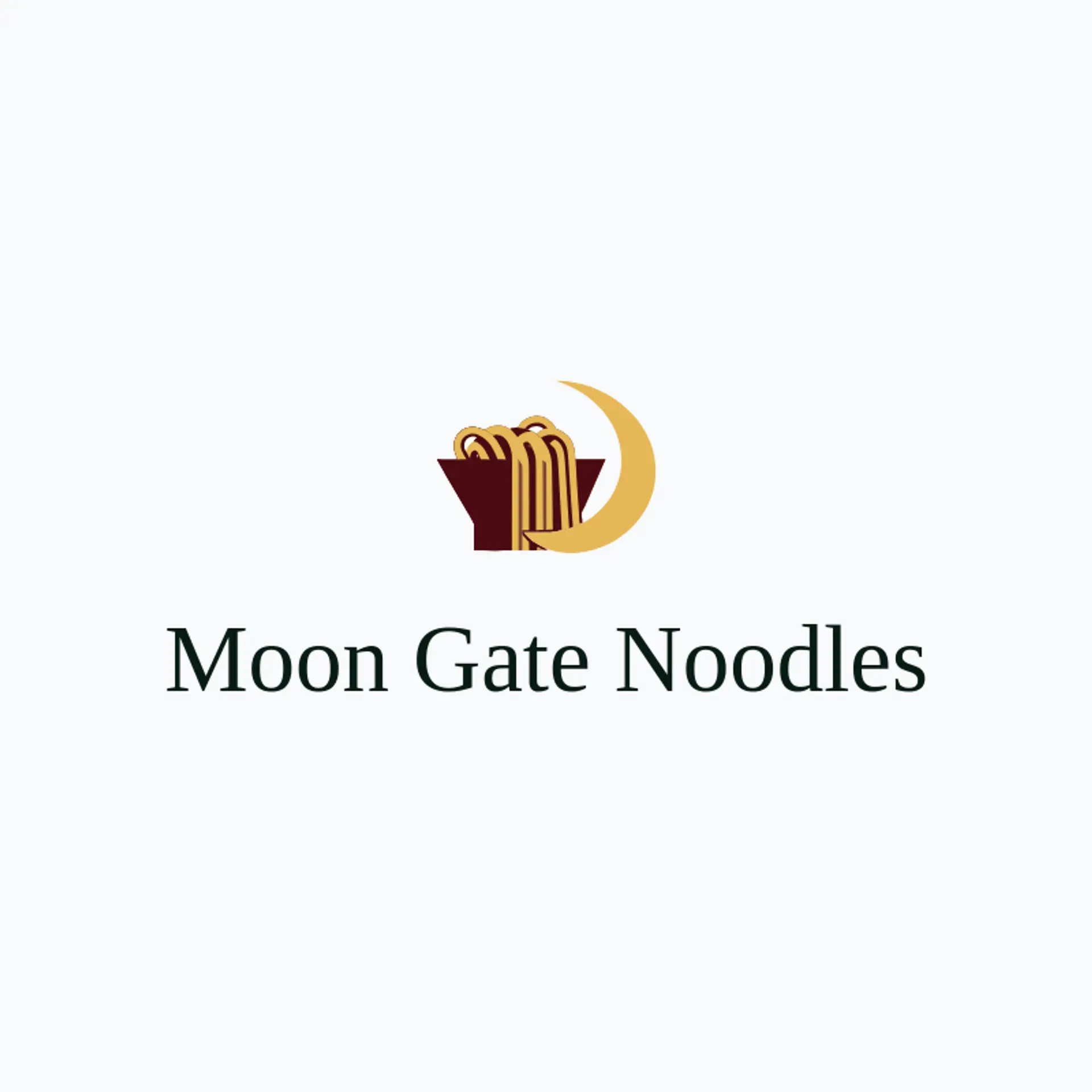 Moon Gate Noodles logo for chinese food