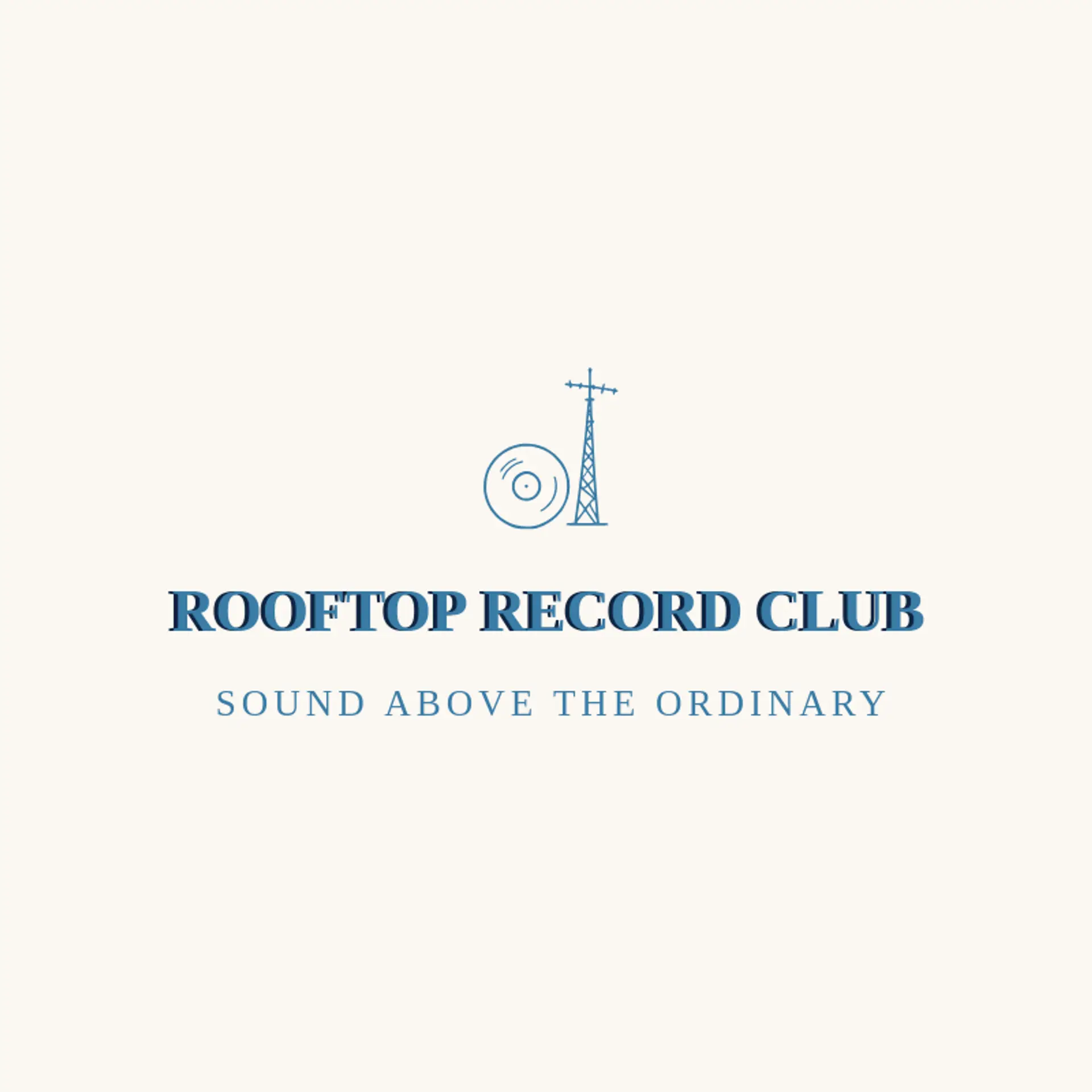 Rooftop Record Club logo for vinyl