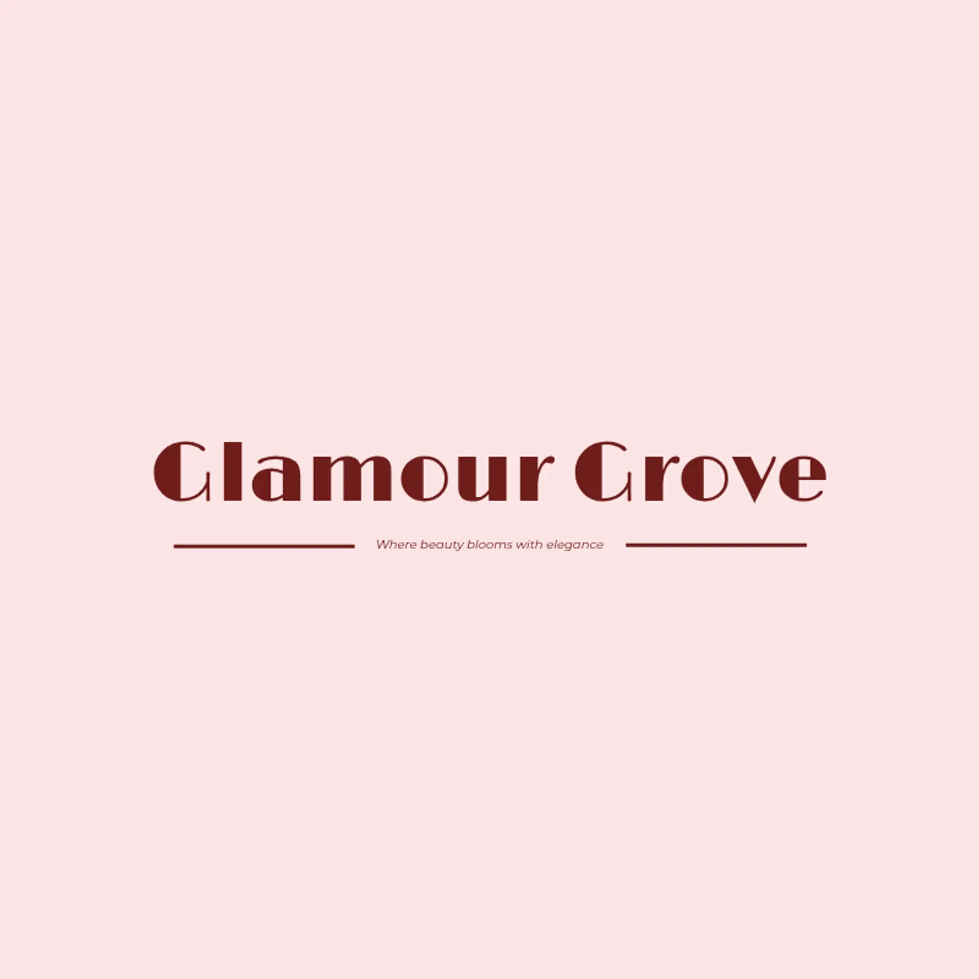 Glamour Grove logo for beauty salon
