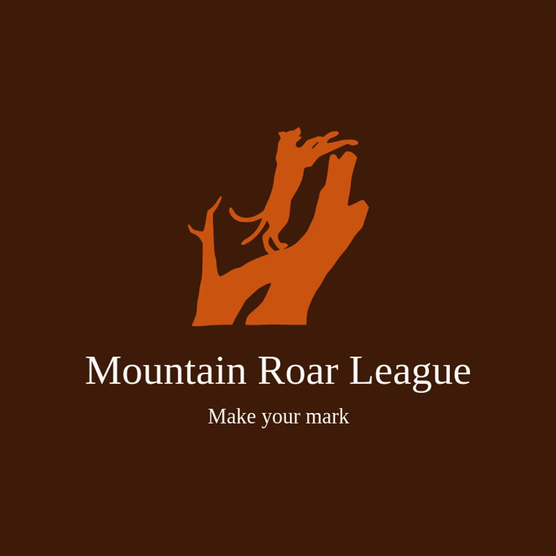 Mountain Roar League logo for cougar