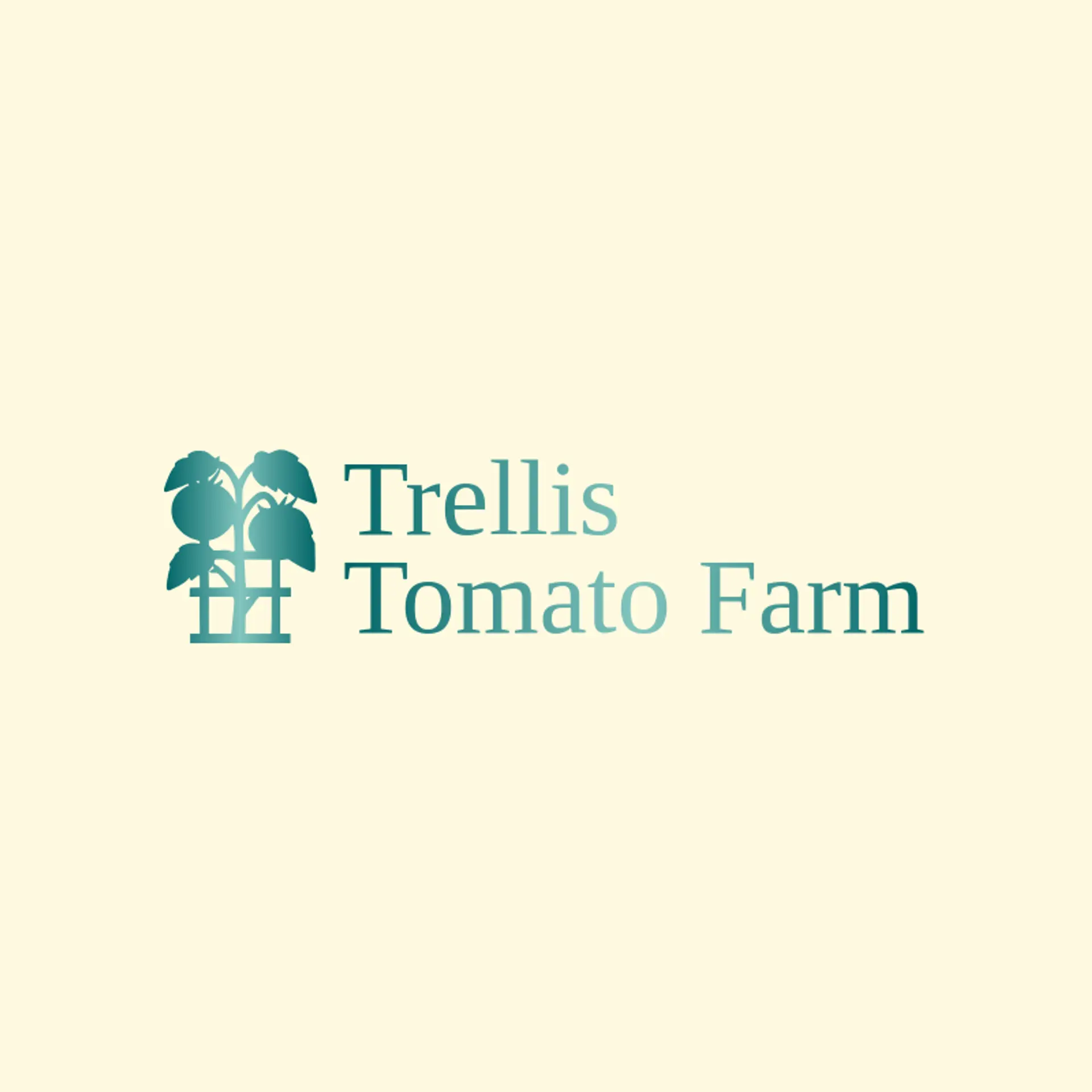 Trellis Tomato Farm logo for tomato