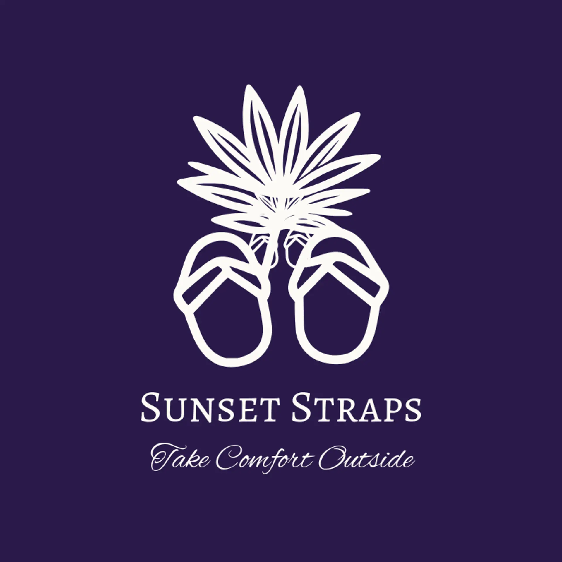 Sunset Straps logo for shoes
