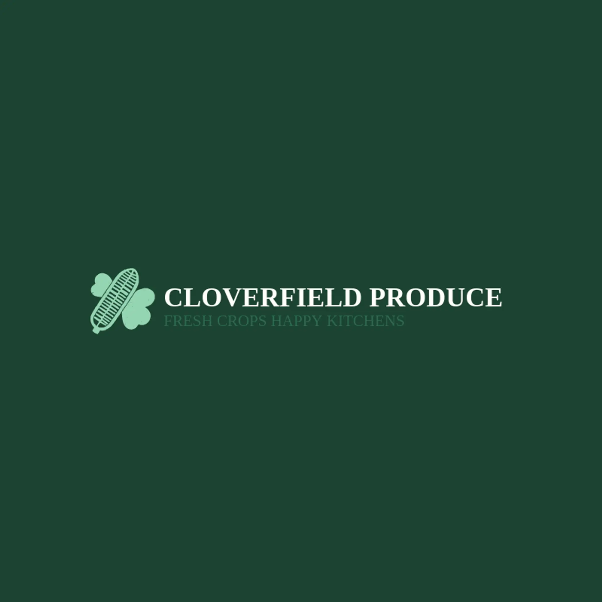 Cloverfield Produce logo for corn
