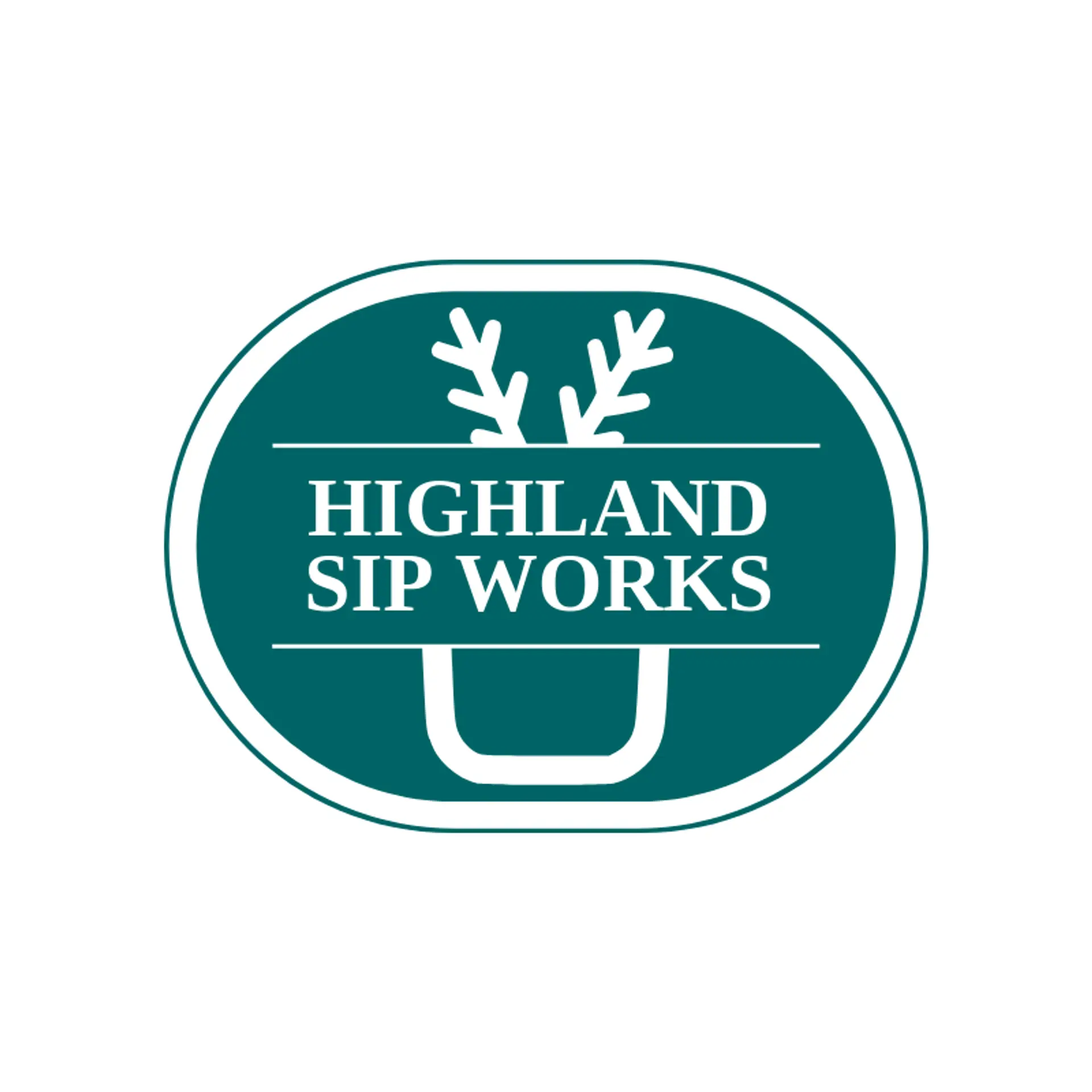 Highland Sip Works logo for tumbler