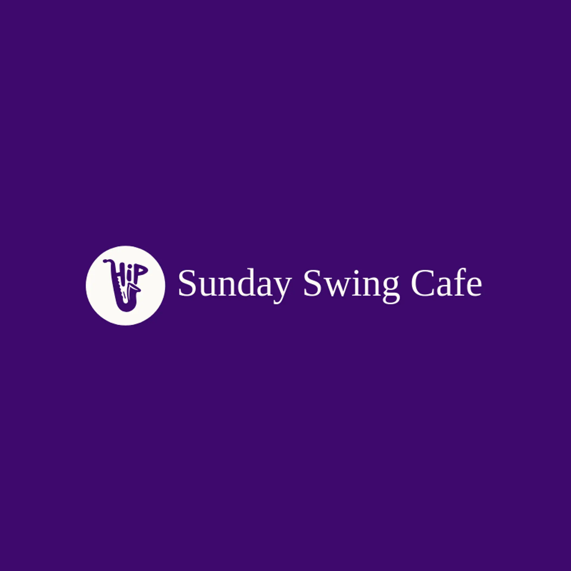 Sunday Swing Cafe logo for jazz