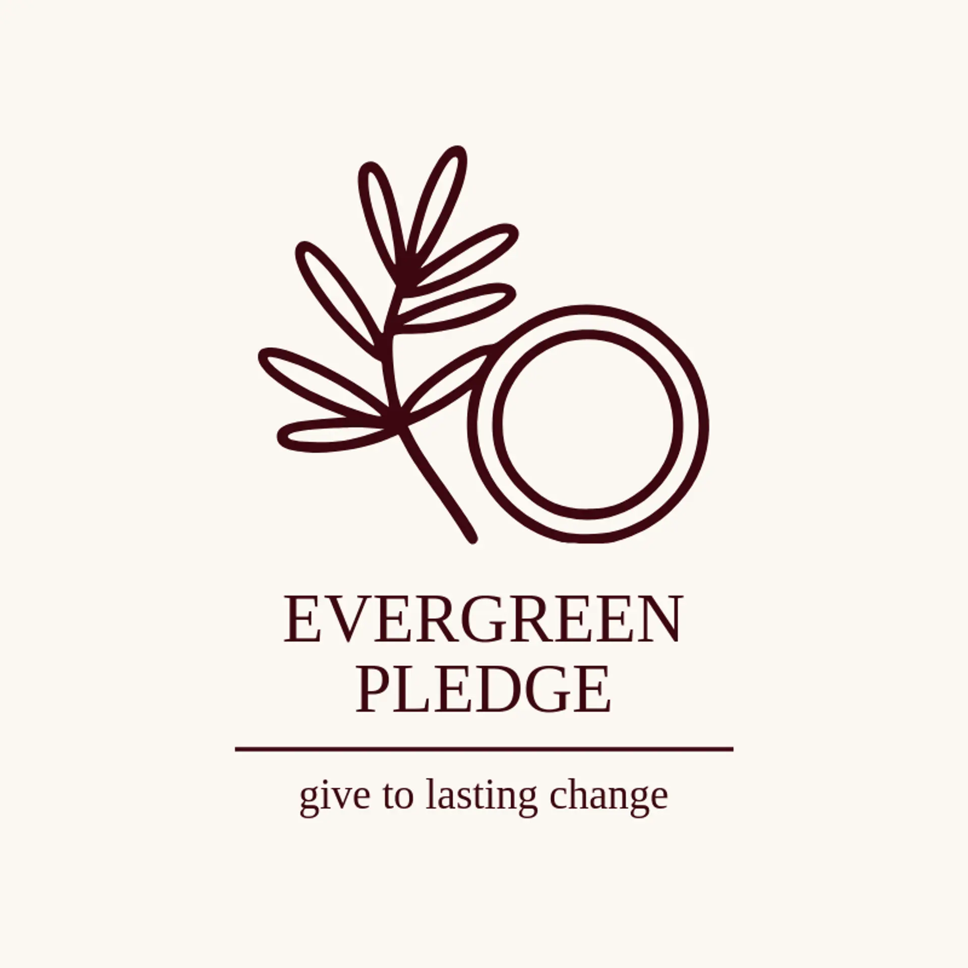 Evergreen Pledge logo for donation