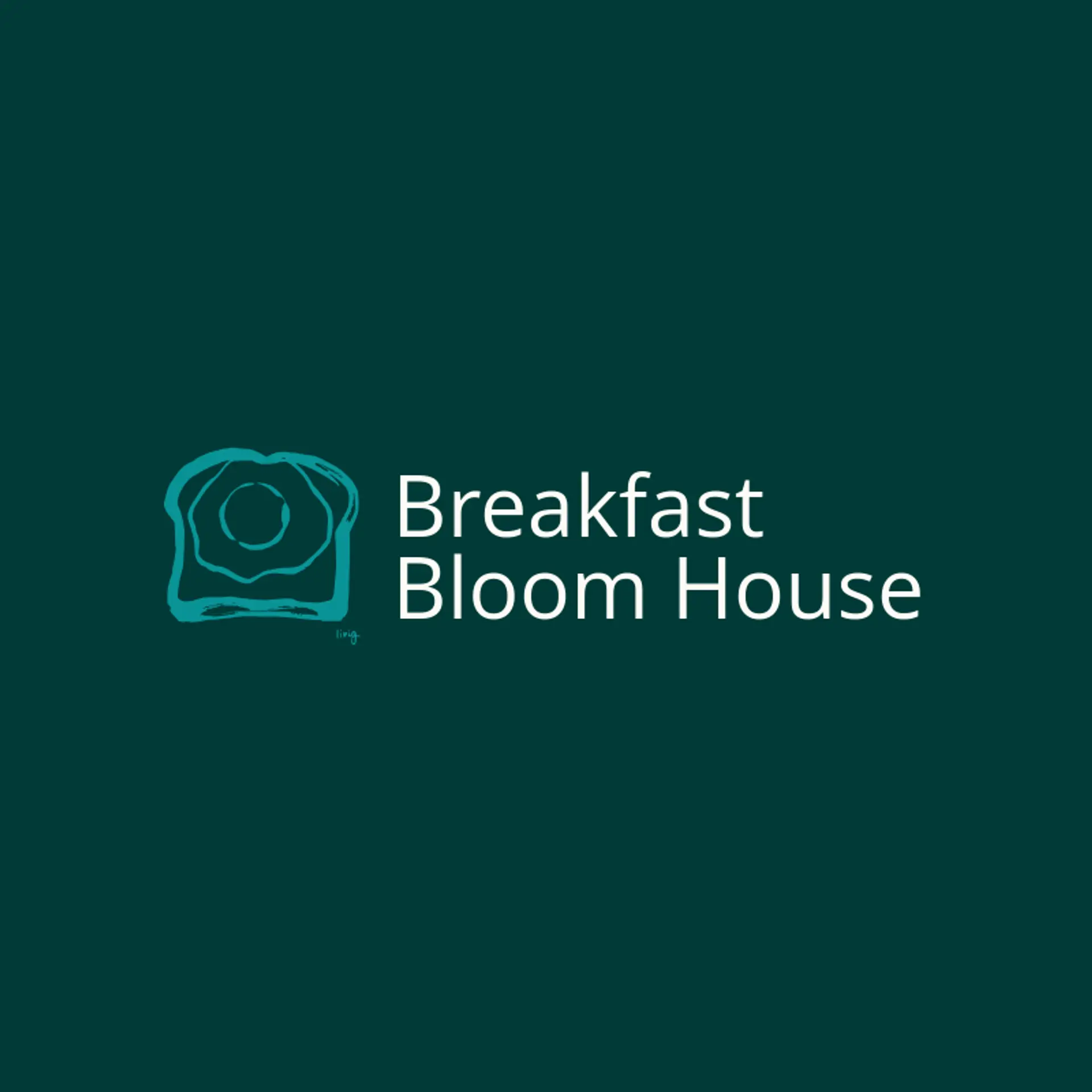 Breakfast Bloom House logo for toast