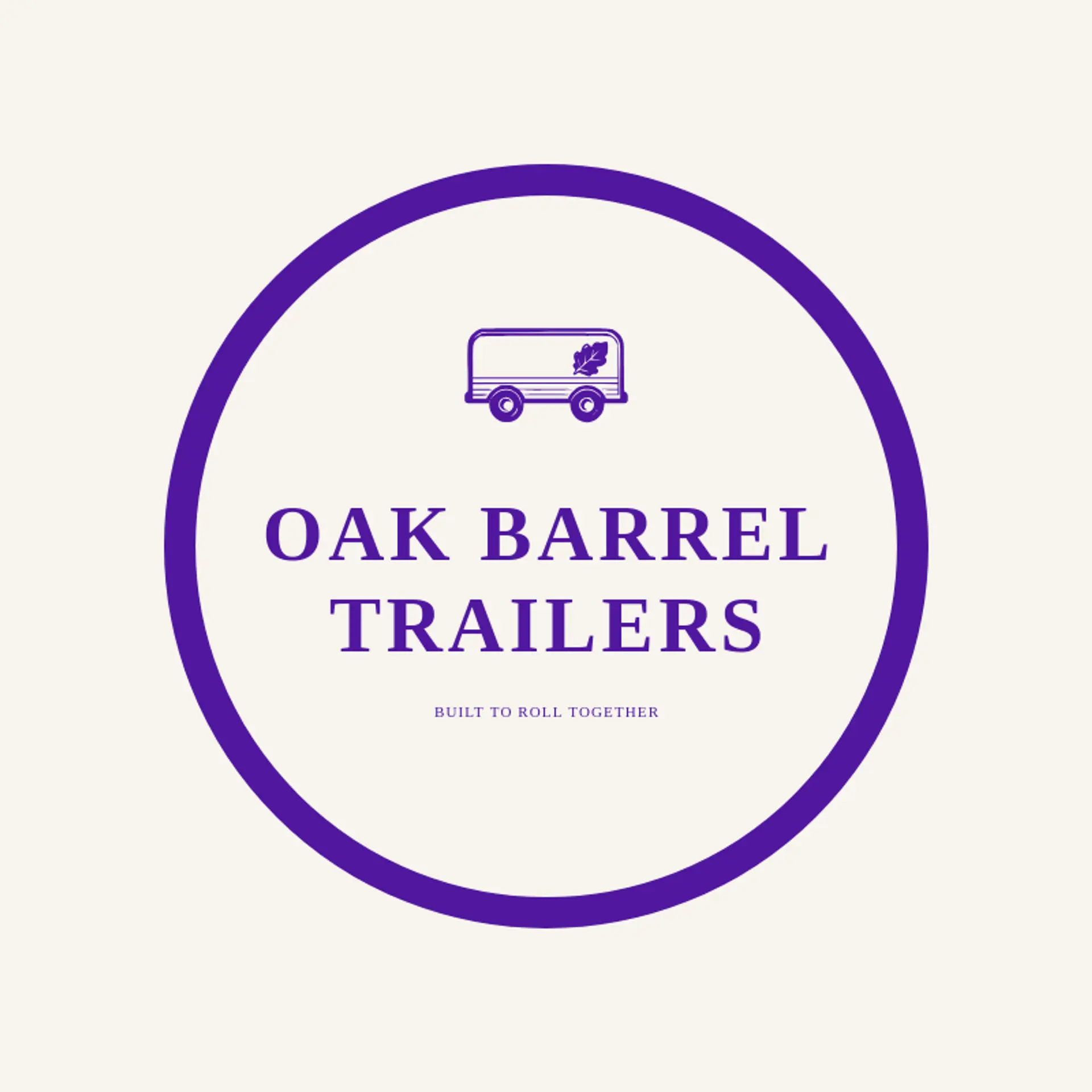 Oak Barrel Trailers logo for trailer