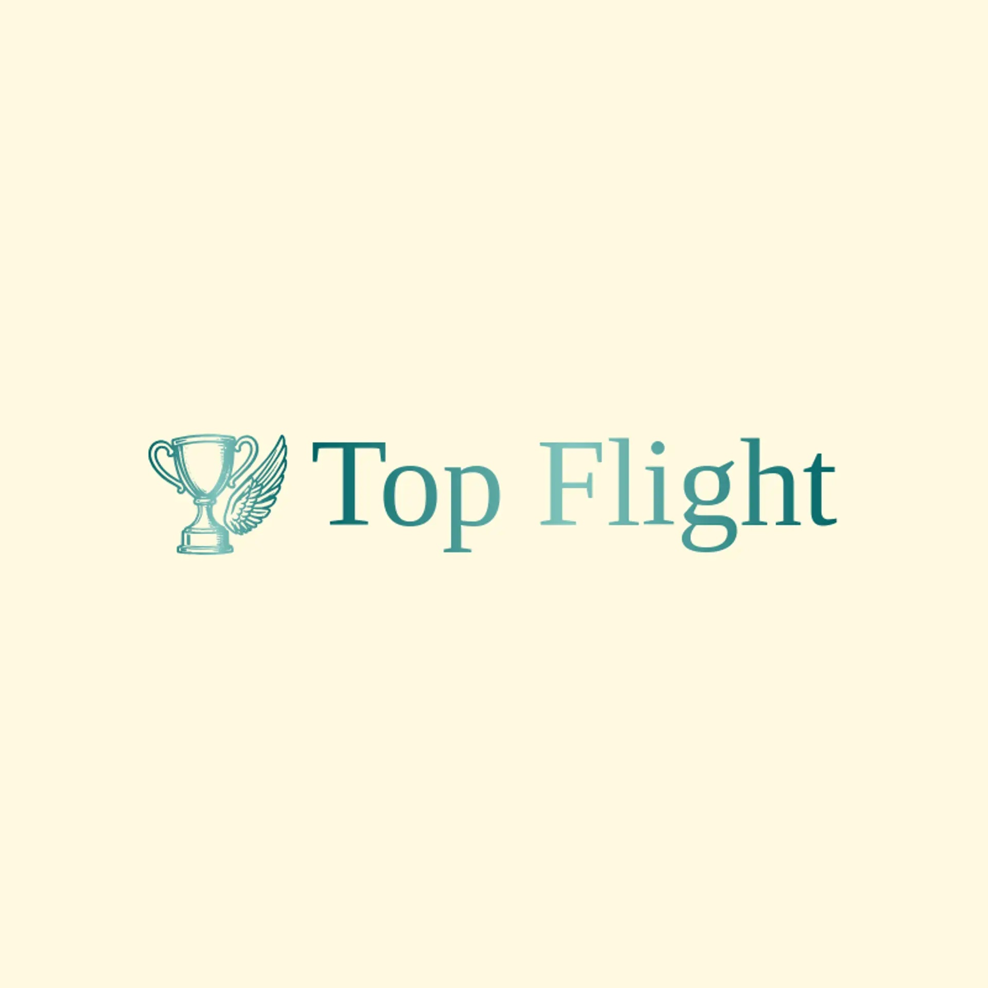 Top Flight logo for trophy