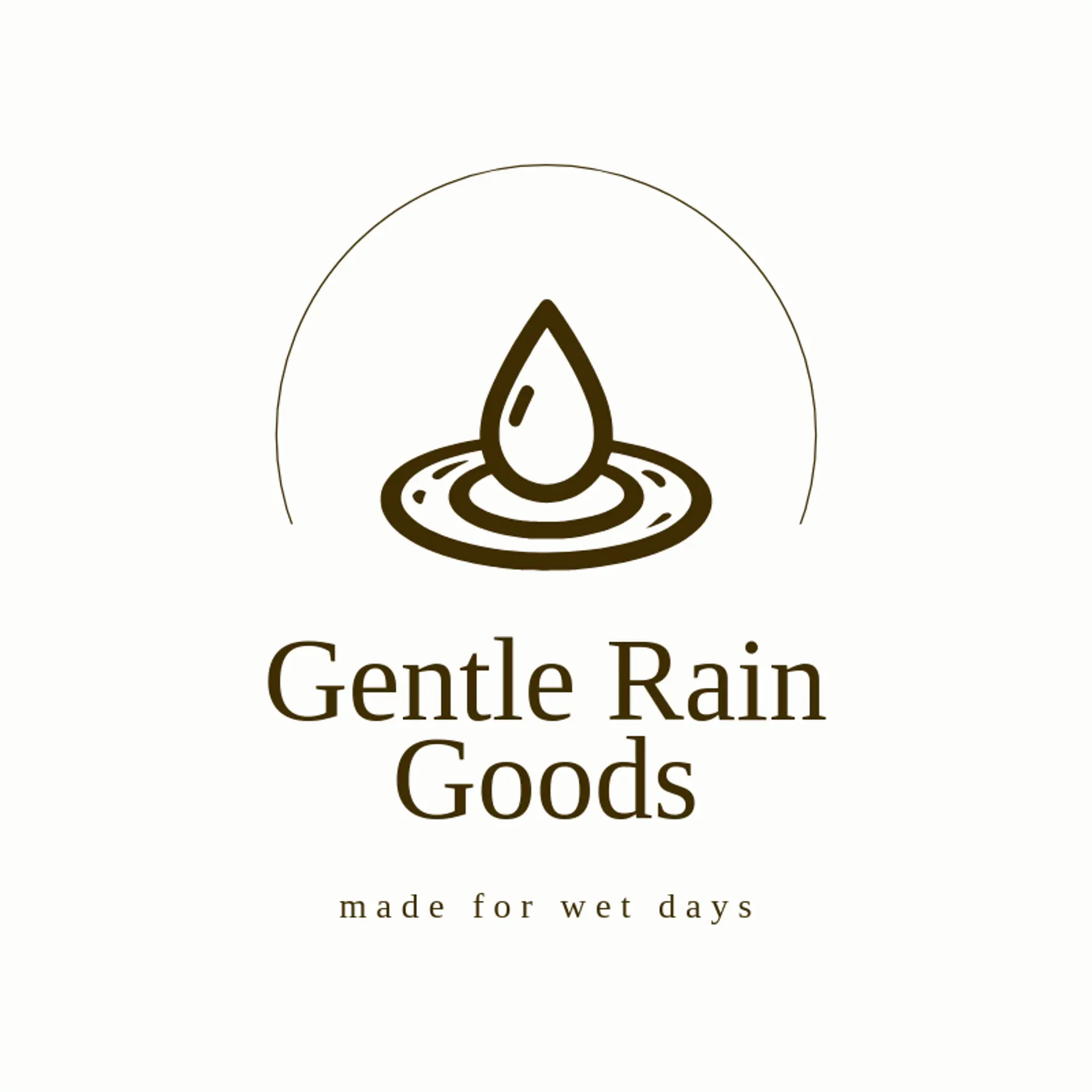 Gentle Rain Goods logo for rain