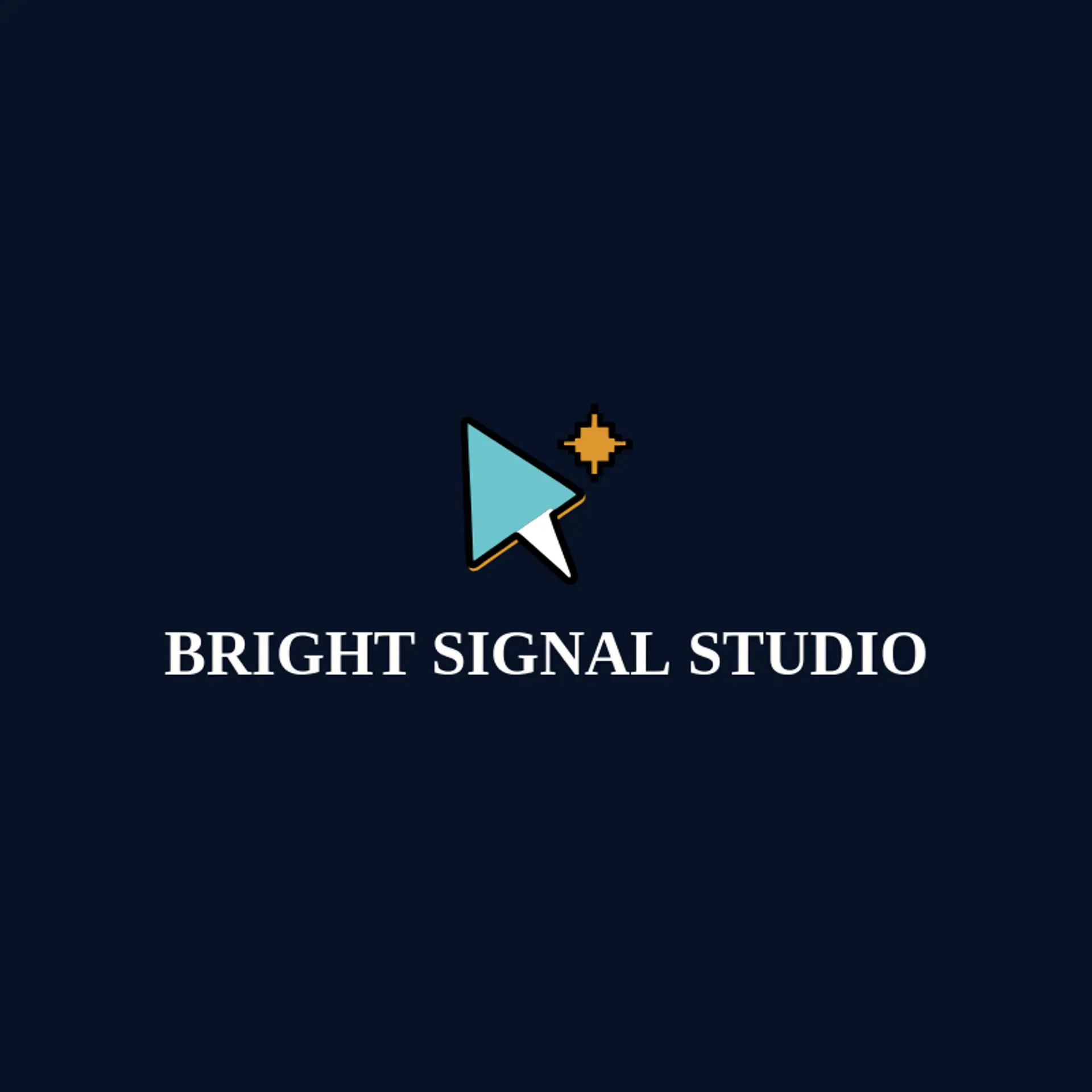 Bright Signal Studio logo for digital agency