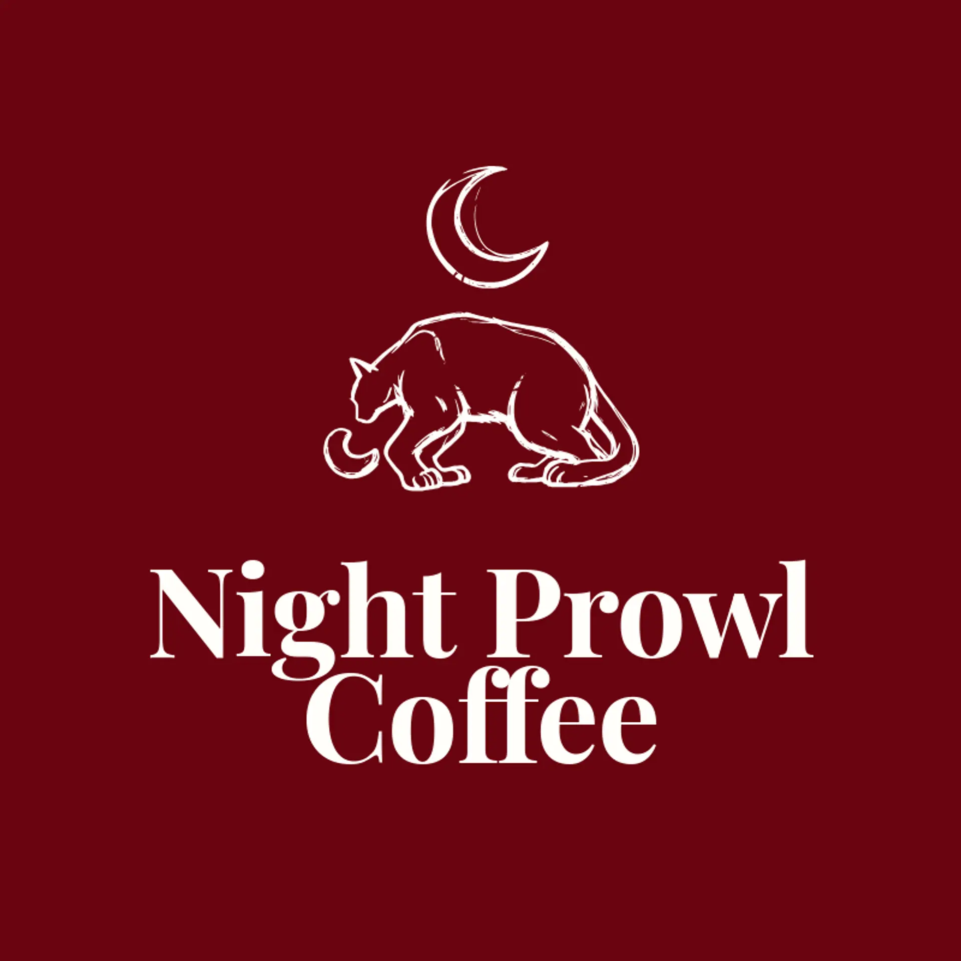 Night Prowl Coffee logo for wildcat