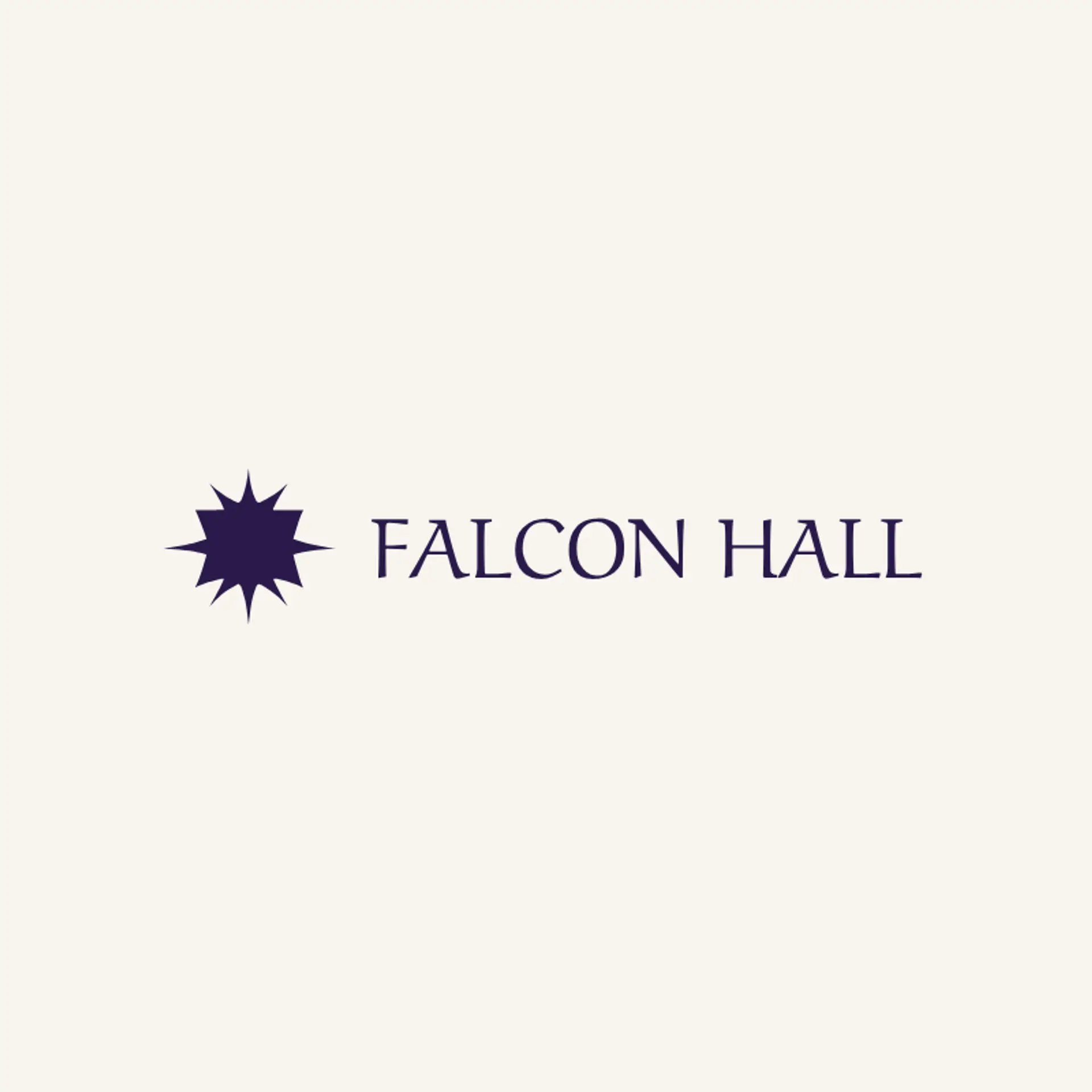 Falcon Hall logo for royal