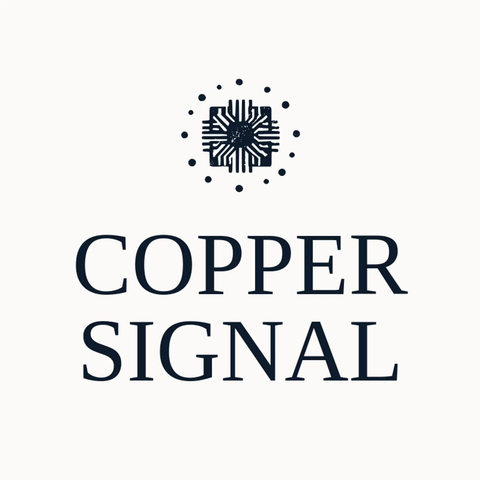 Copper Signal logo for electronics